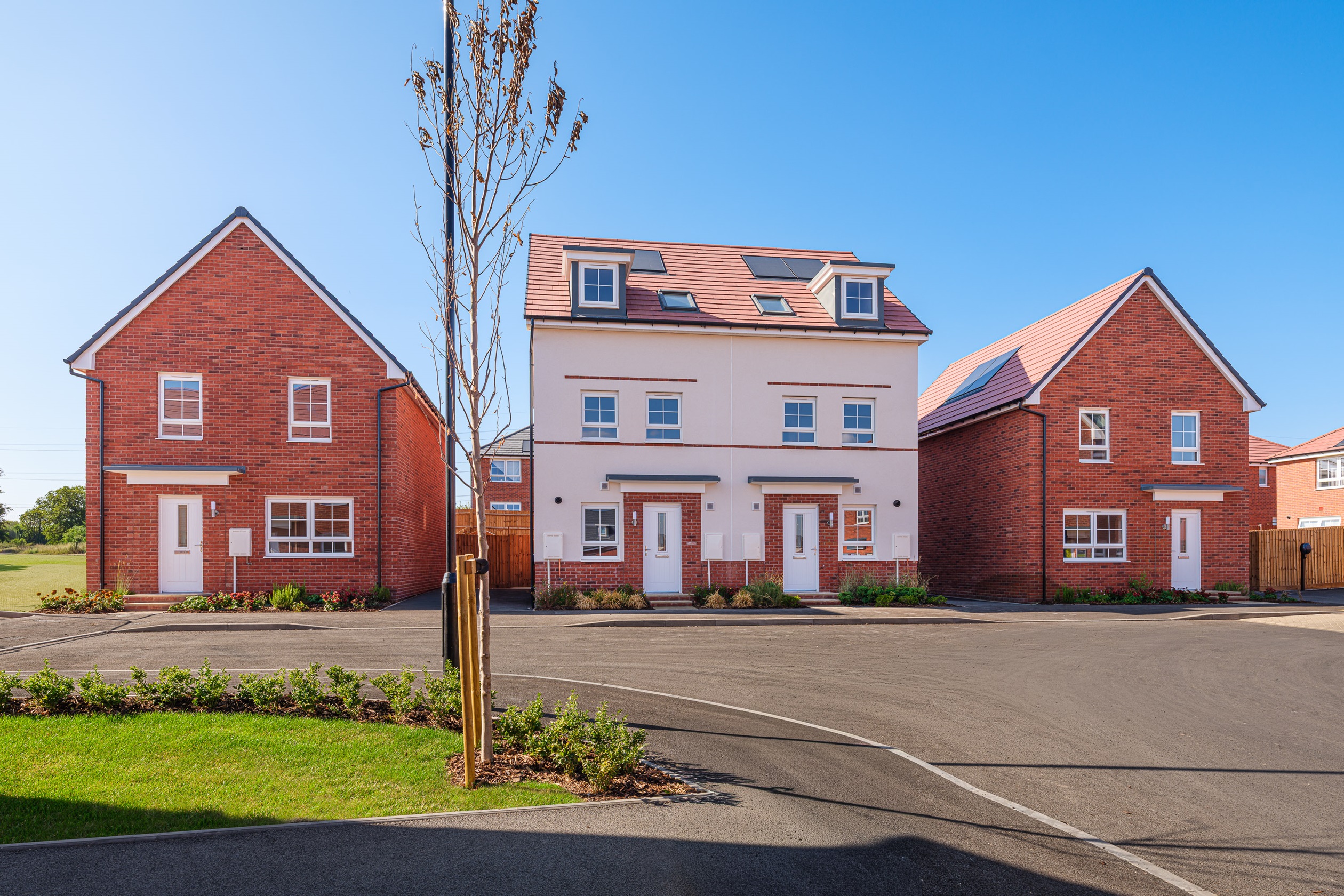 Exterior view of our 3 bed Norbury & Chester homes