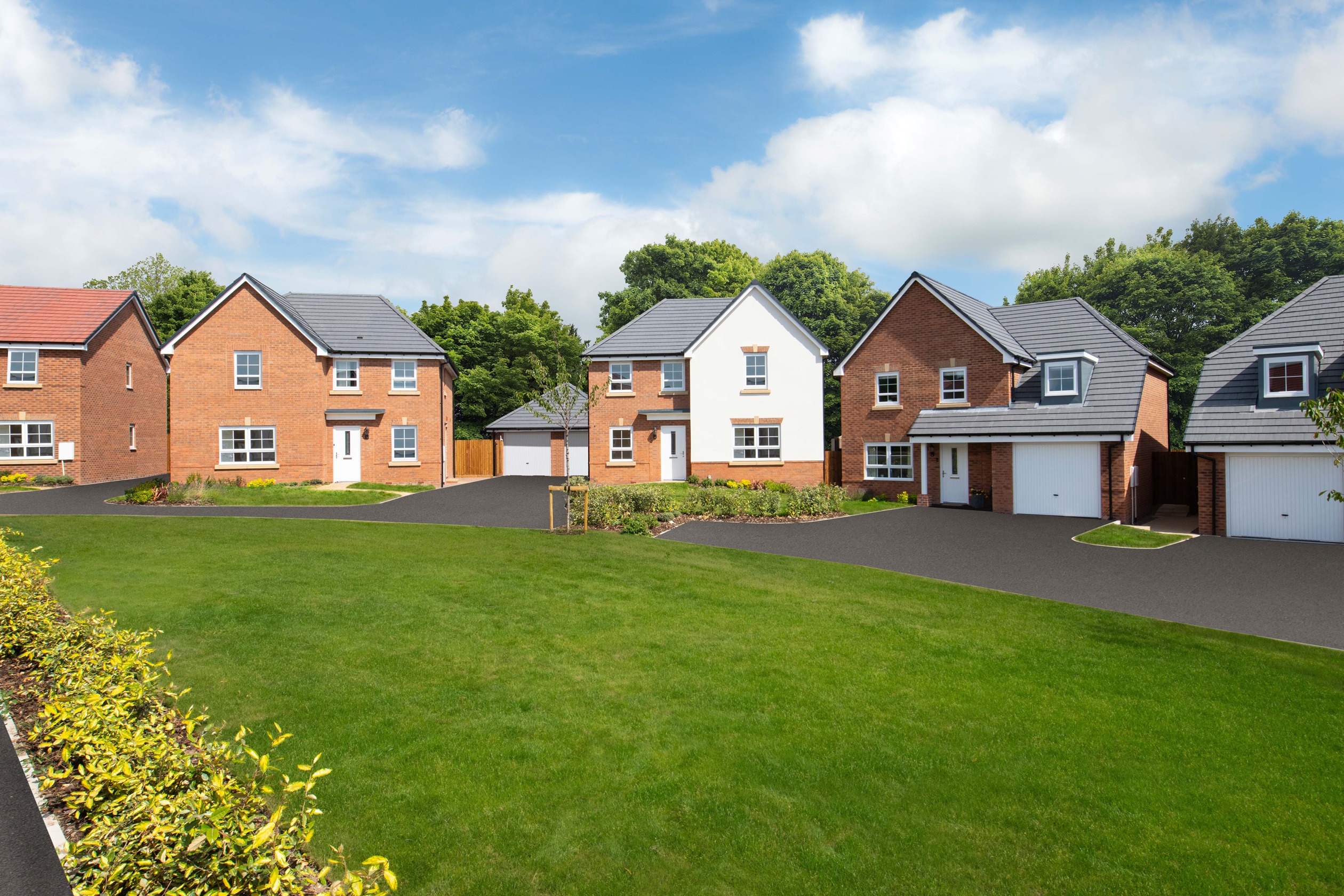 Castle Gardens development in Telford street scene 