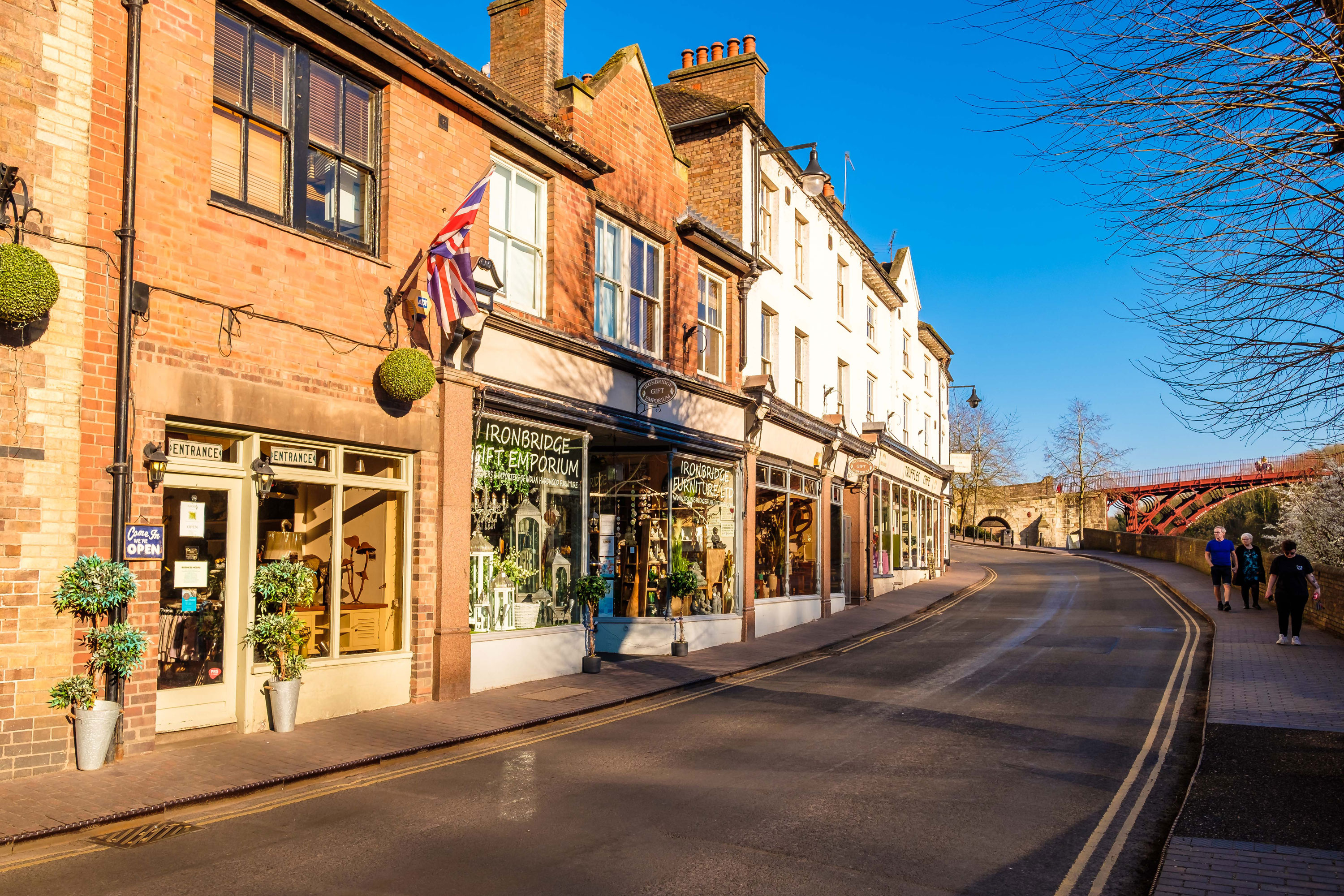 The picturesque village of Iron Bridge