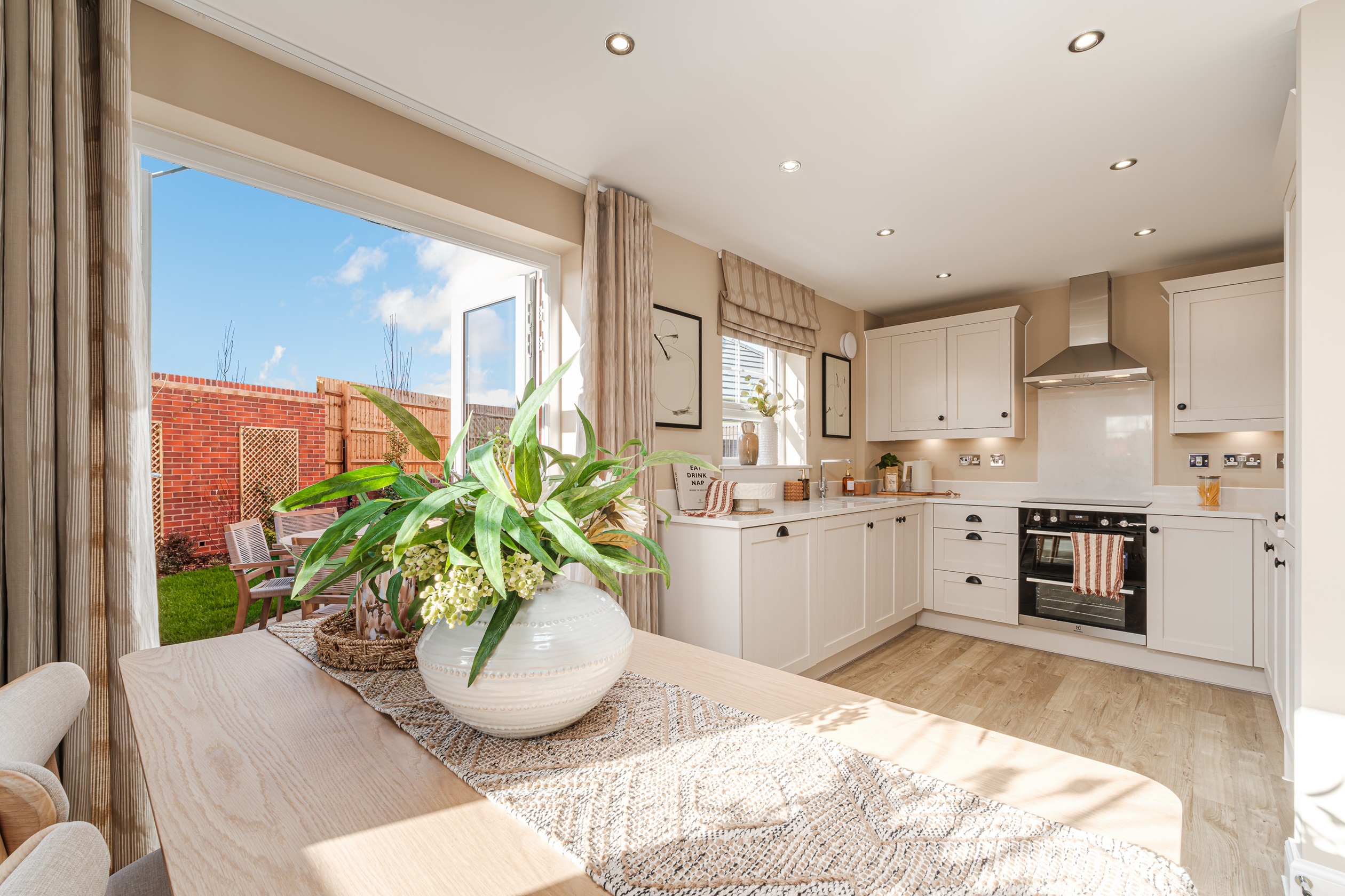 Interview view of the kitchen in our 3 bed Brancaster home