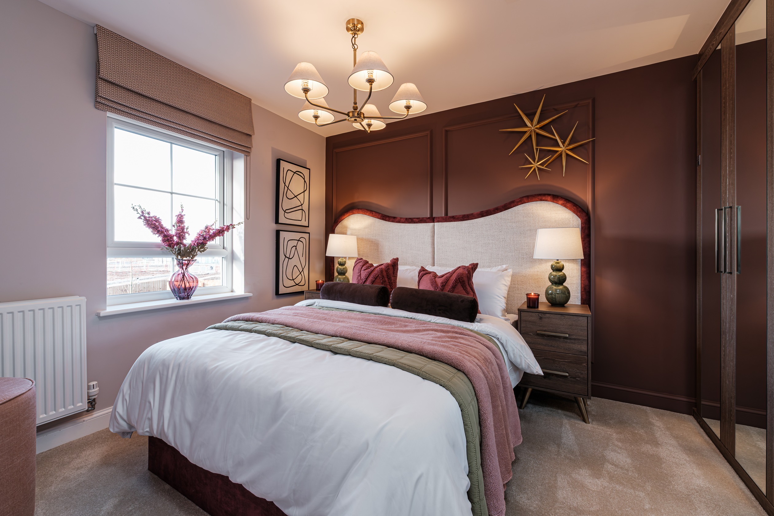 Interior view of the bedroom 2 in our 2 bed Linstead