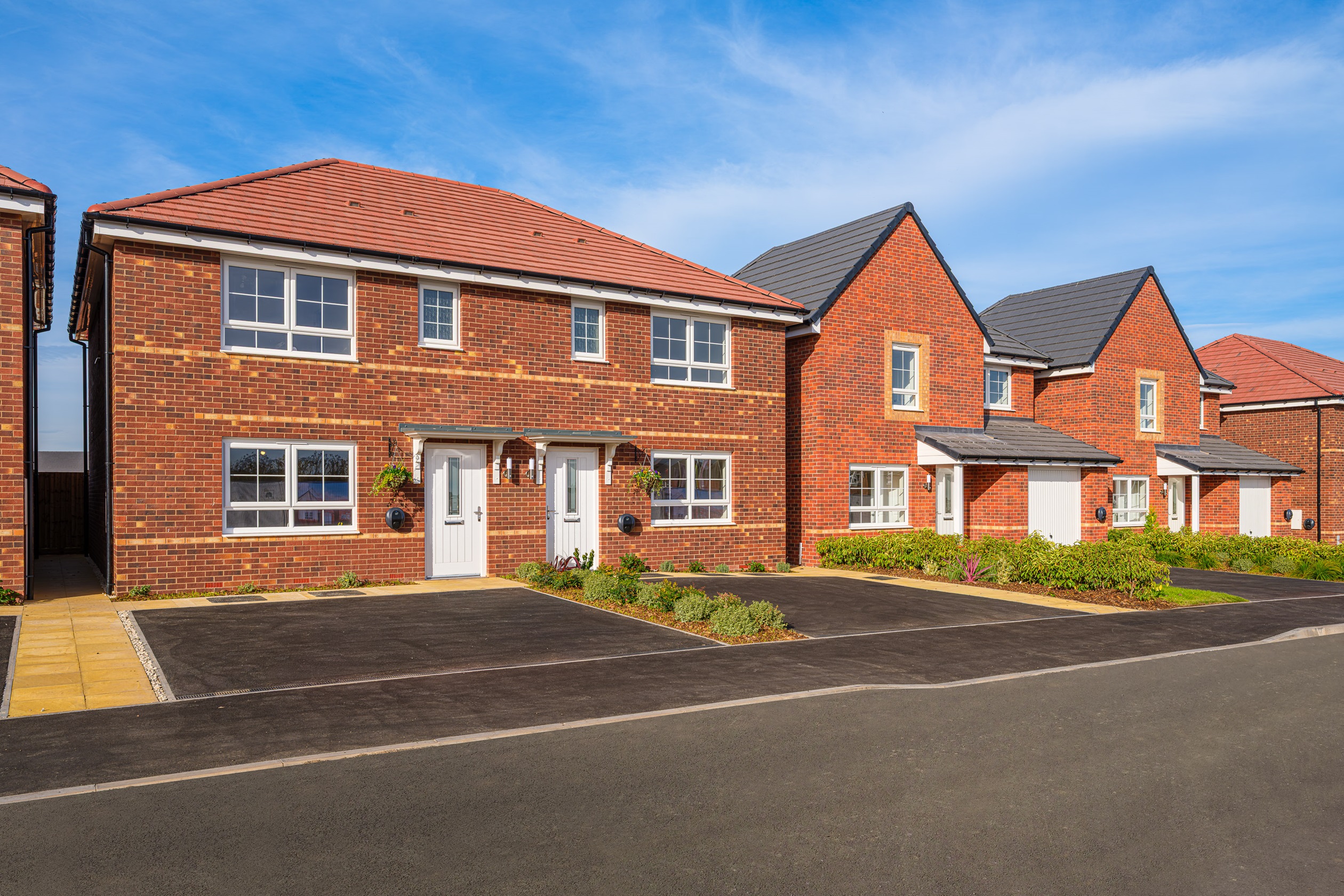 Exterior view of our 3 bed Mewstone home