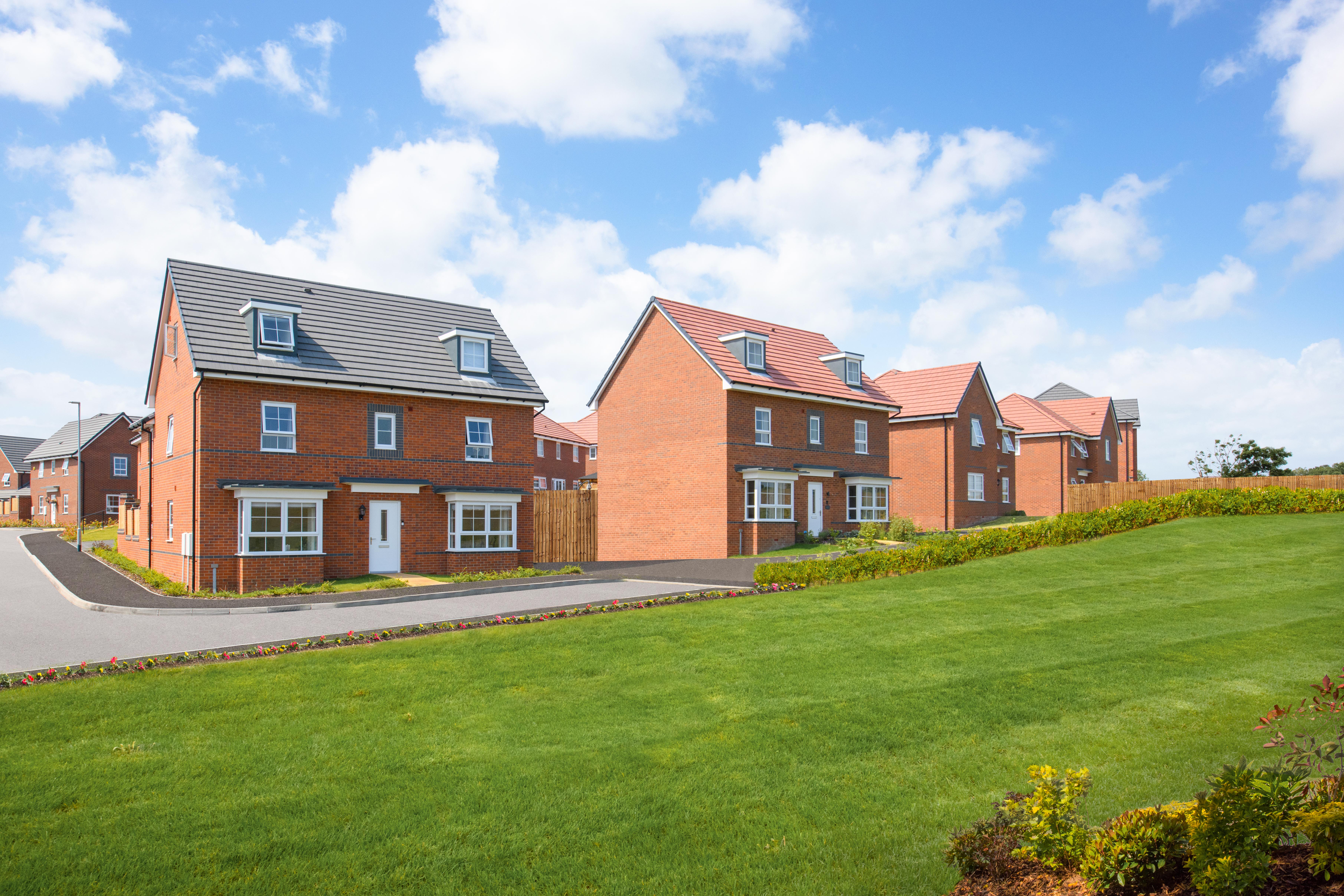Exterior view of our 5 bed Marlow and Malvern homes