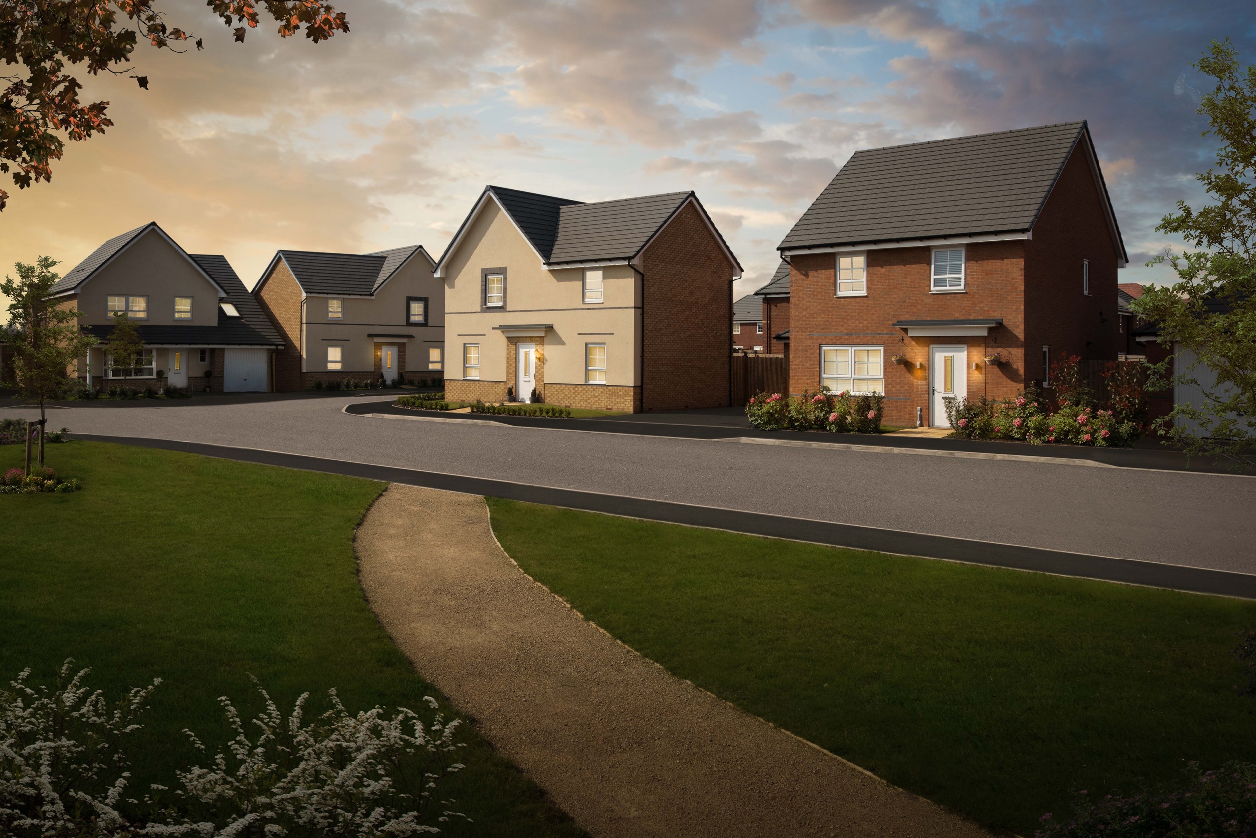 Dunstall Park New Build Homes in Tamworth Barratt Homes