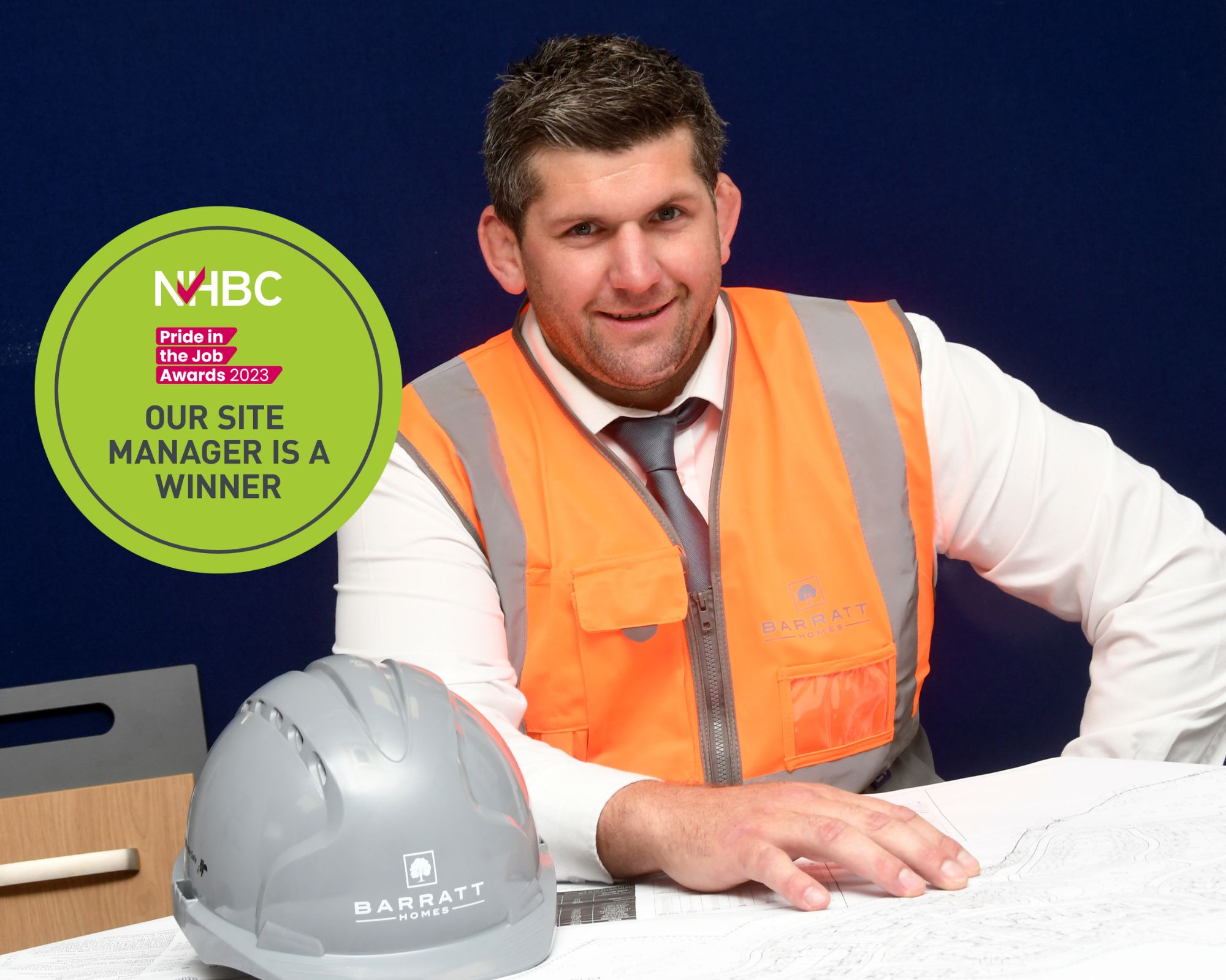 Site manager pride in the job award winner 