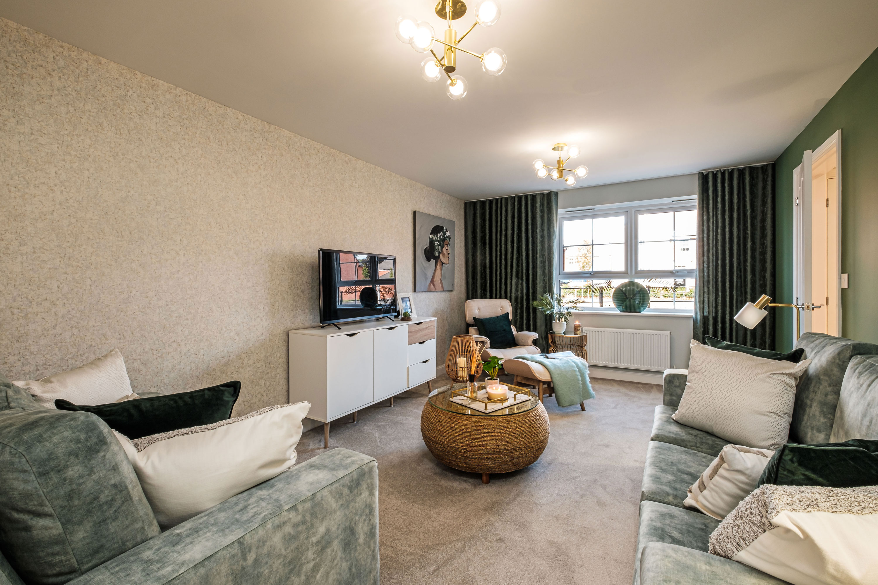 Interior image our of 4 bedroom Radleigh lounge