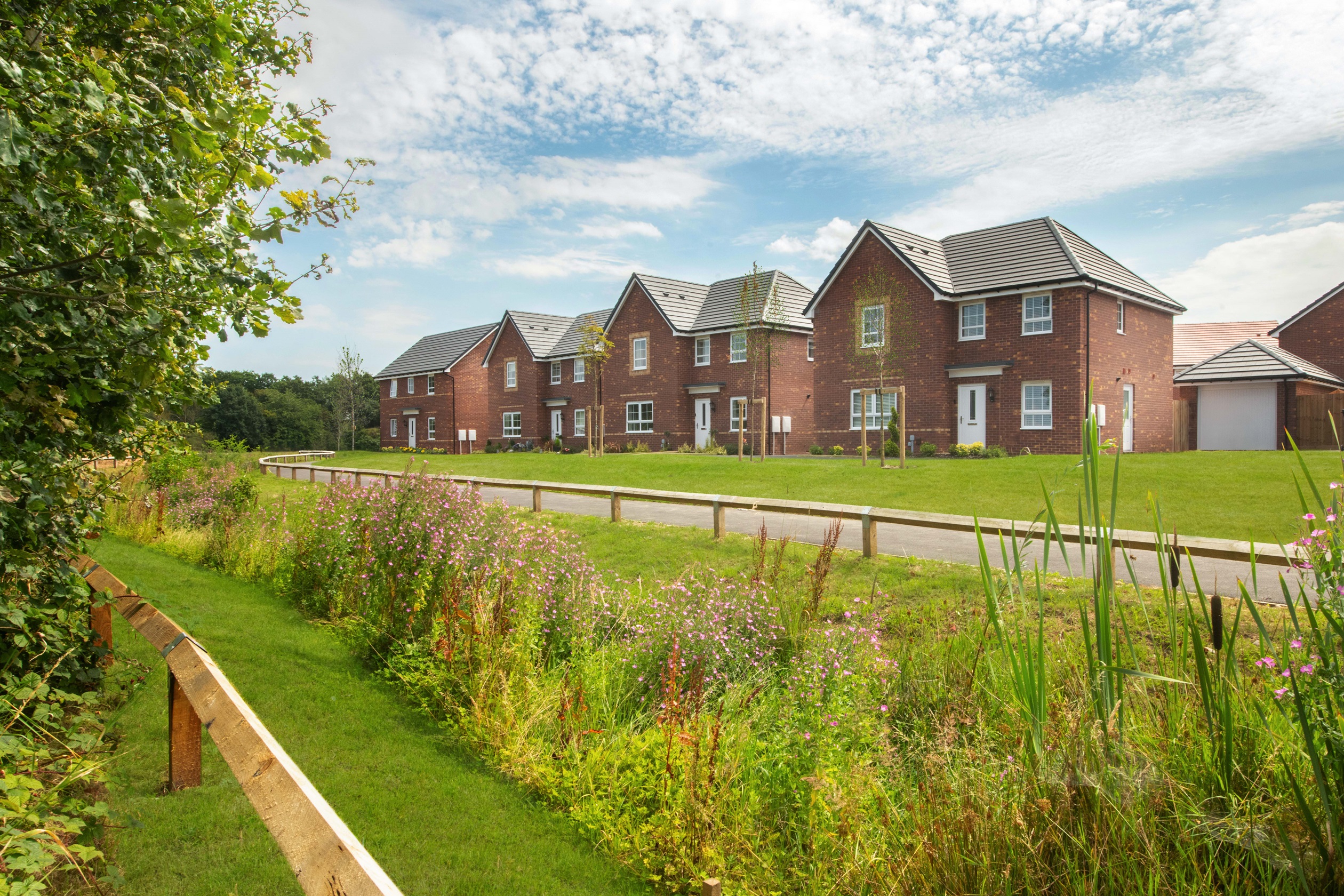 Exterior view of our 4 bed Radleigh home