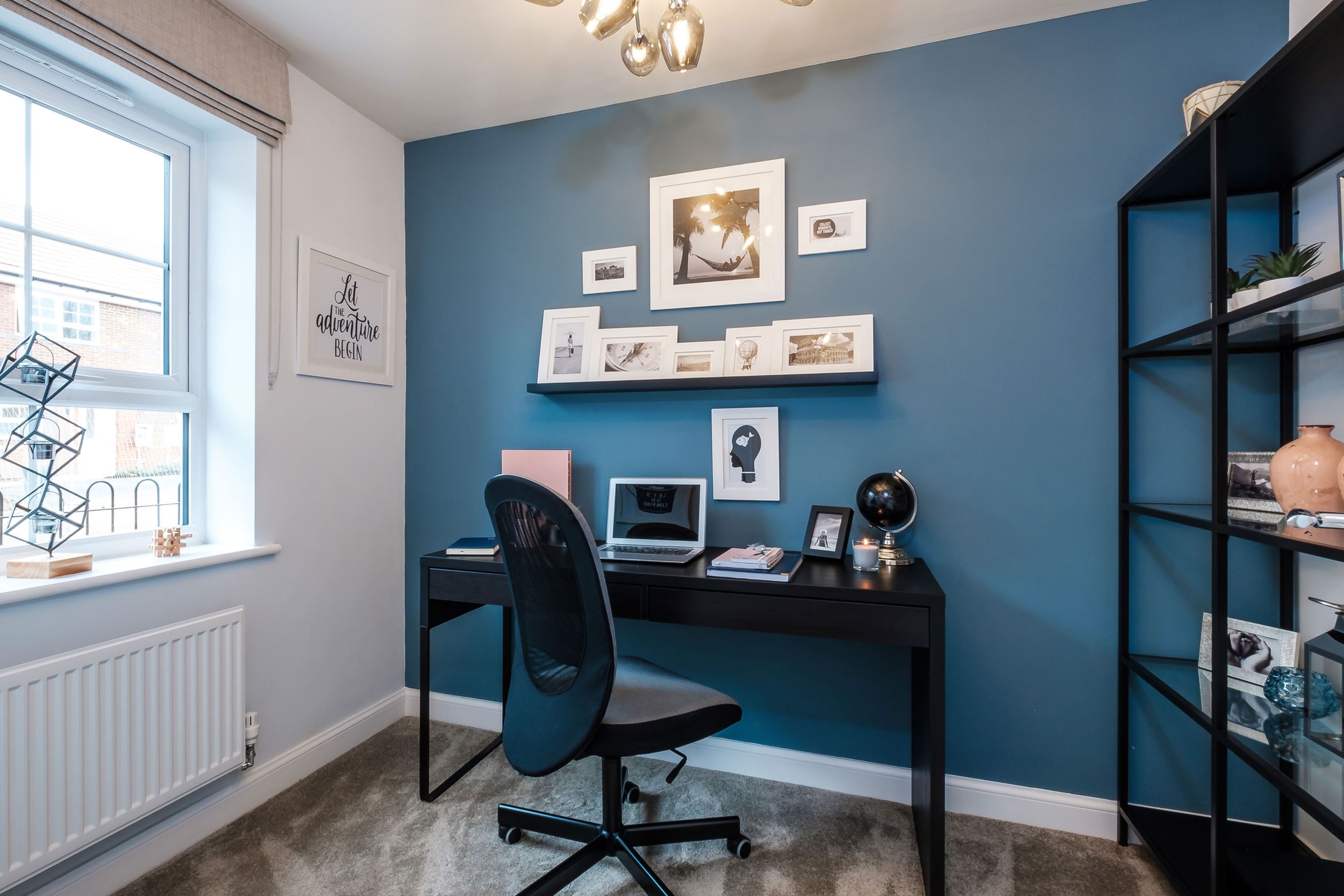 Interior home office of our 4 bed Kingsville home