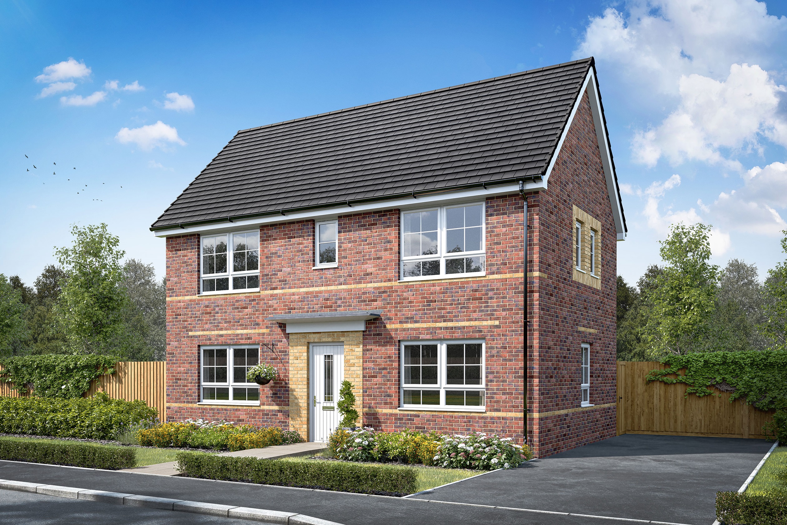 Exterior CGI view of our 3 bed Ennerdale home