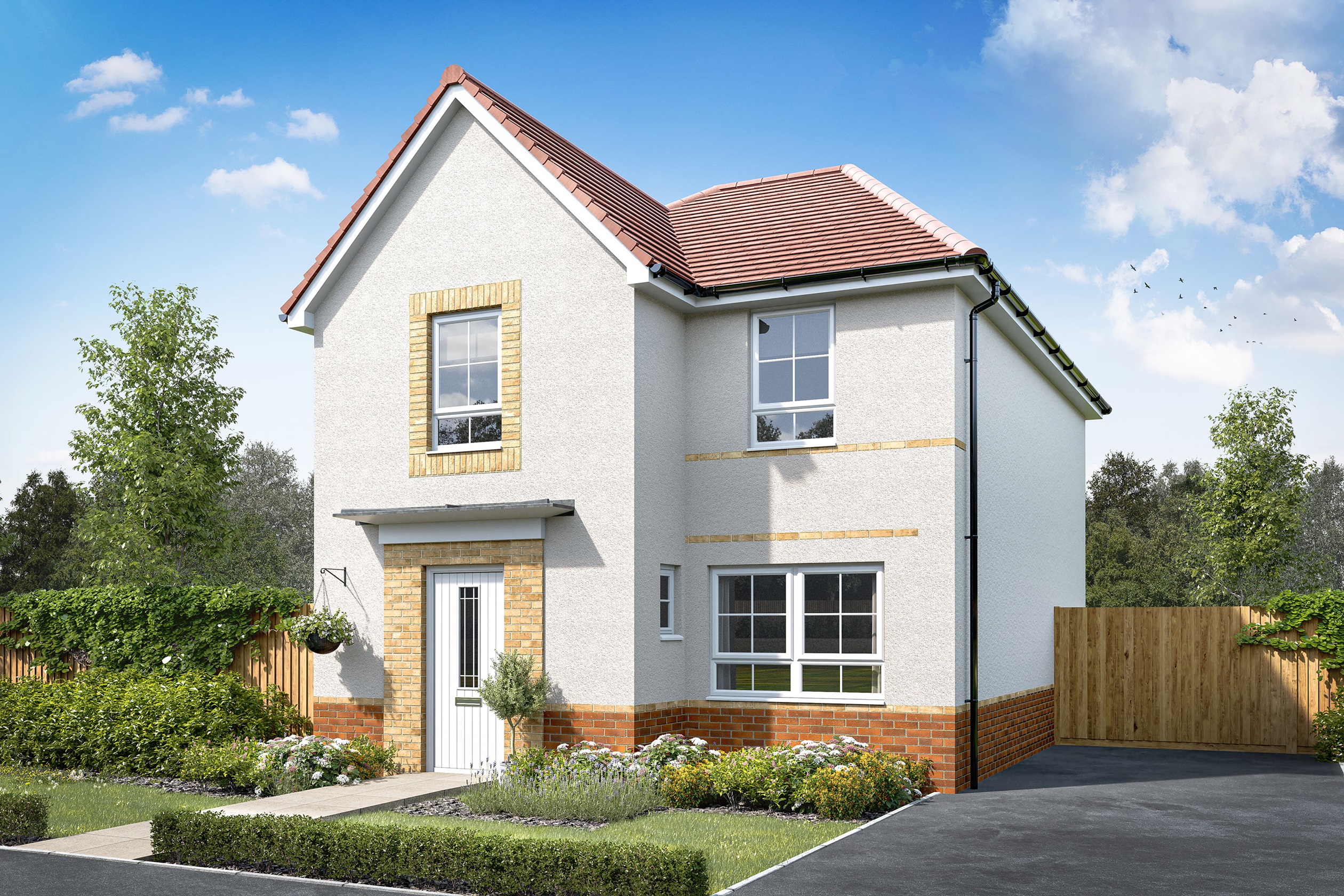 Exterior CGI view of our 4 bed Kingsley home