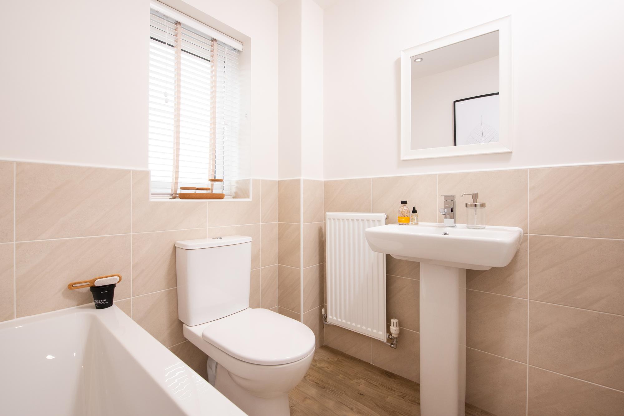 Typical Kingsley bathroom