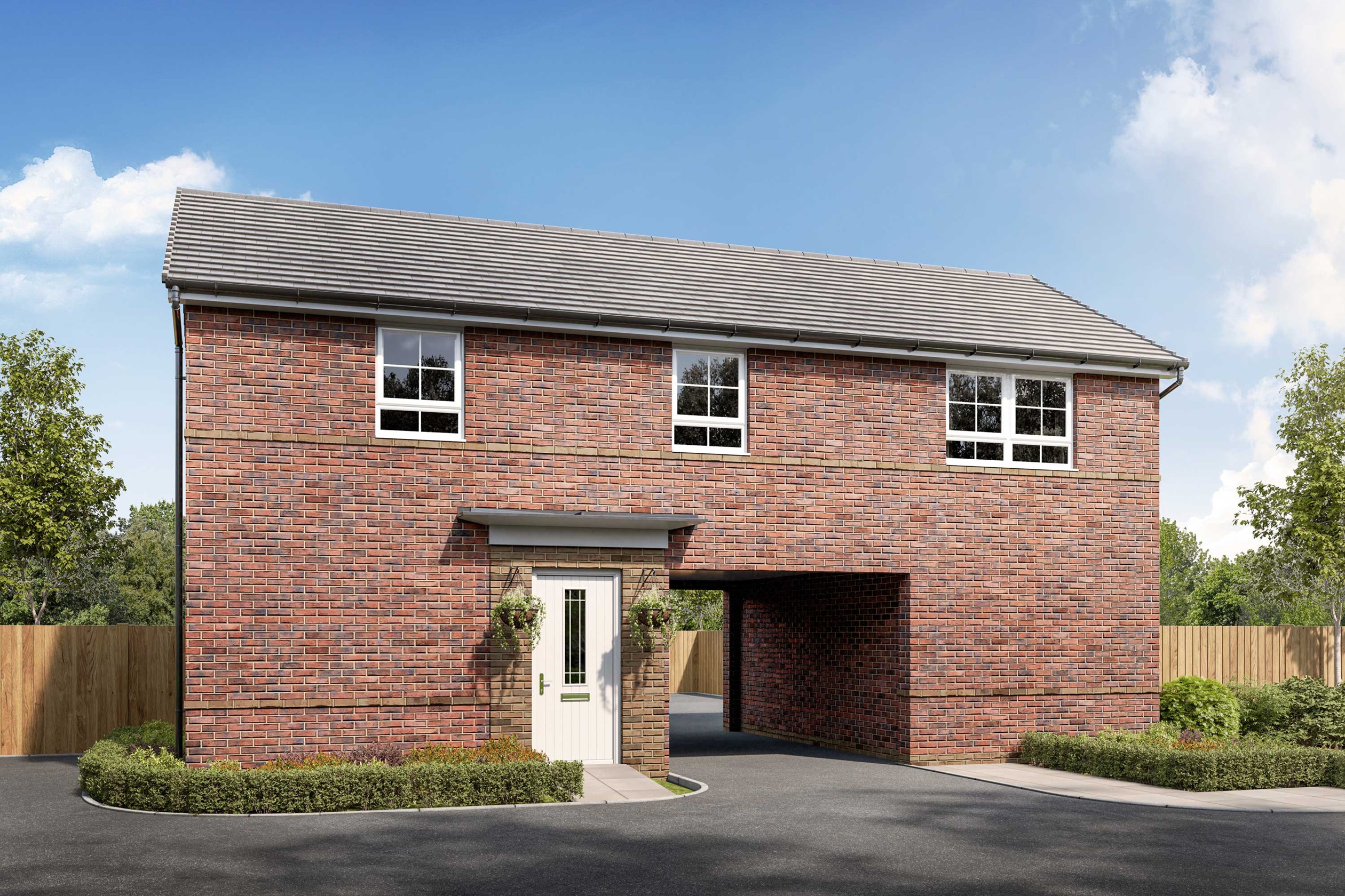 Exterior view of our Alverton 2 bed home