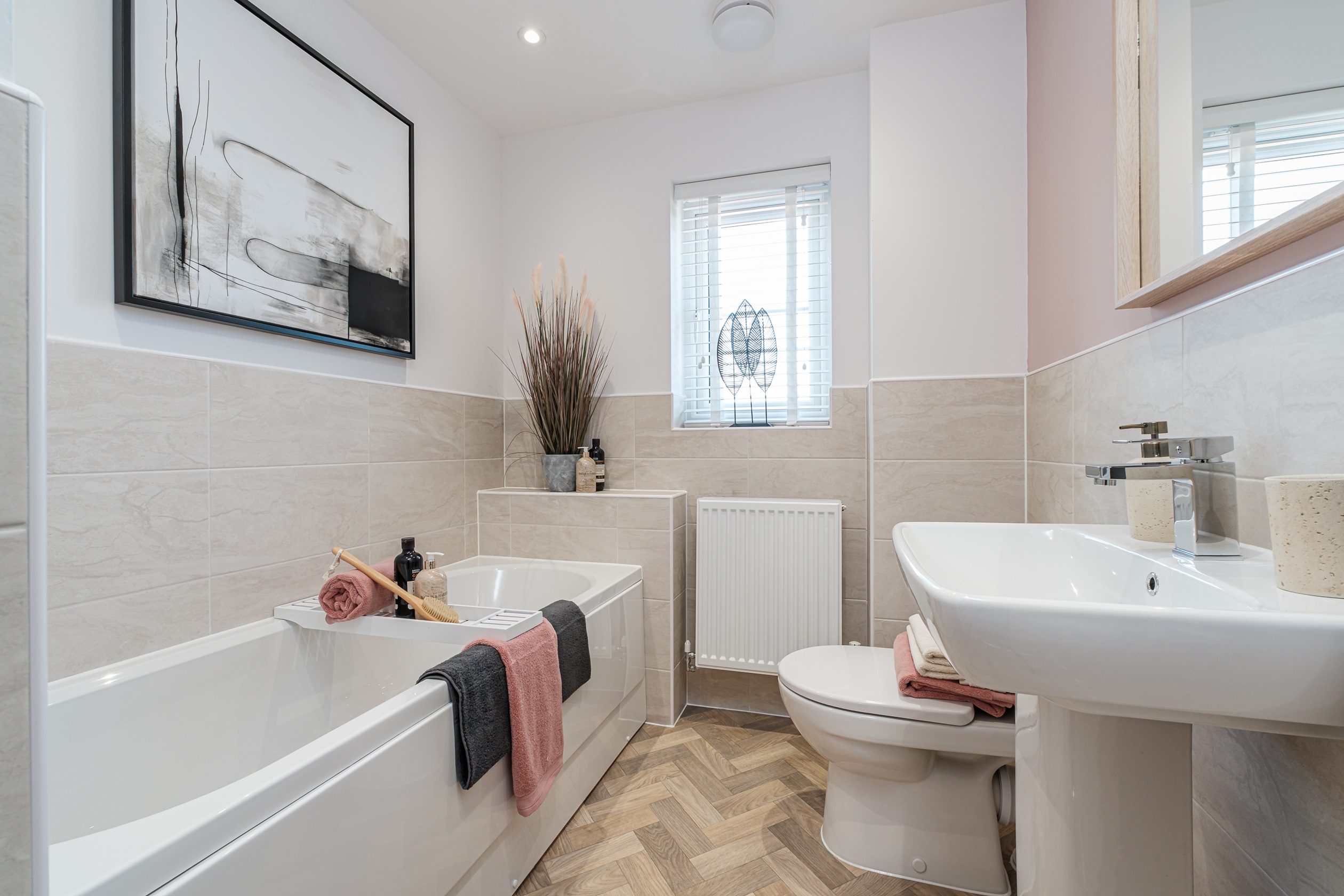 Interior view of our 3 bed Ennerdale bathroom