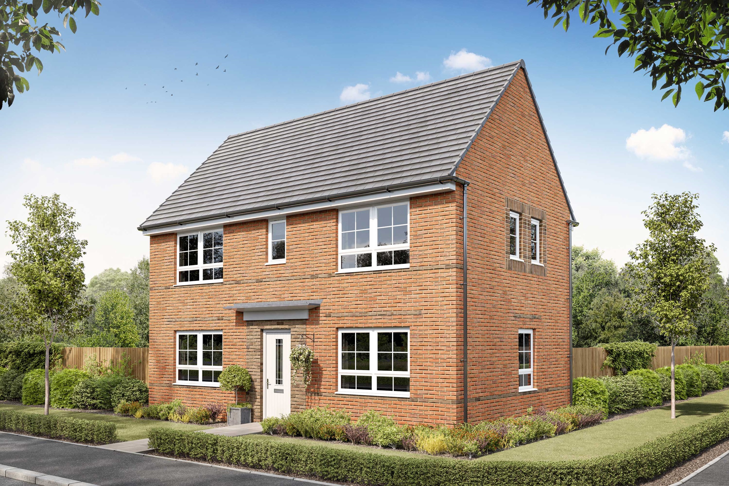 Exterior CGI view of our 3 bed Ennerdale home
