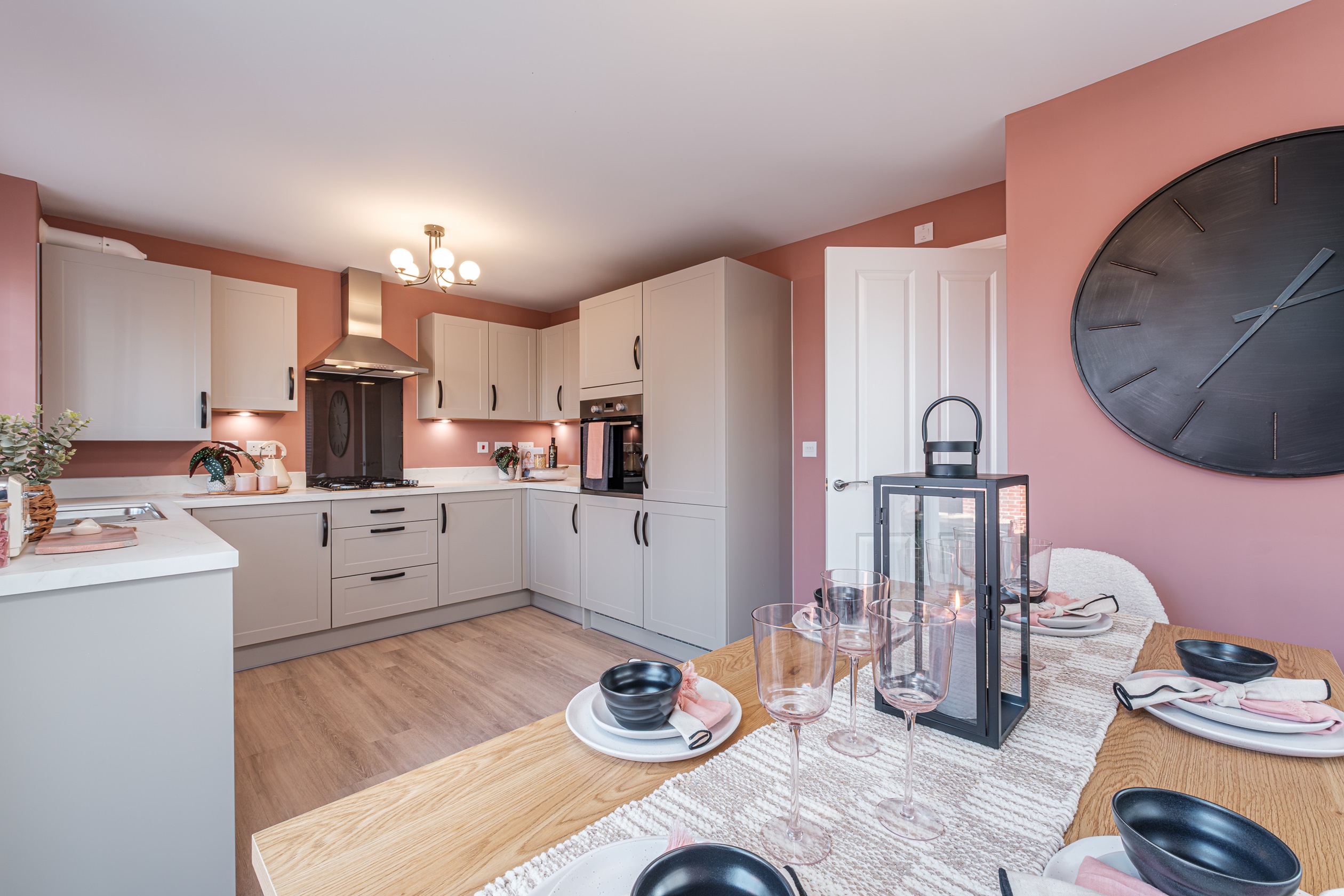 Interior view of the kitchen & dining in our 3 bed Ennerdale home