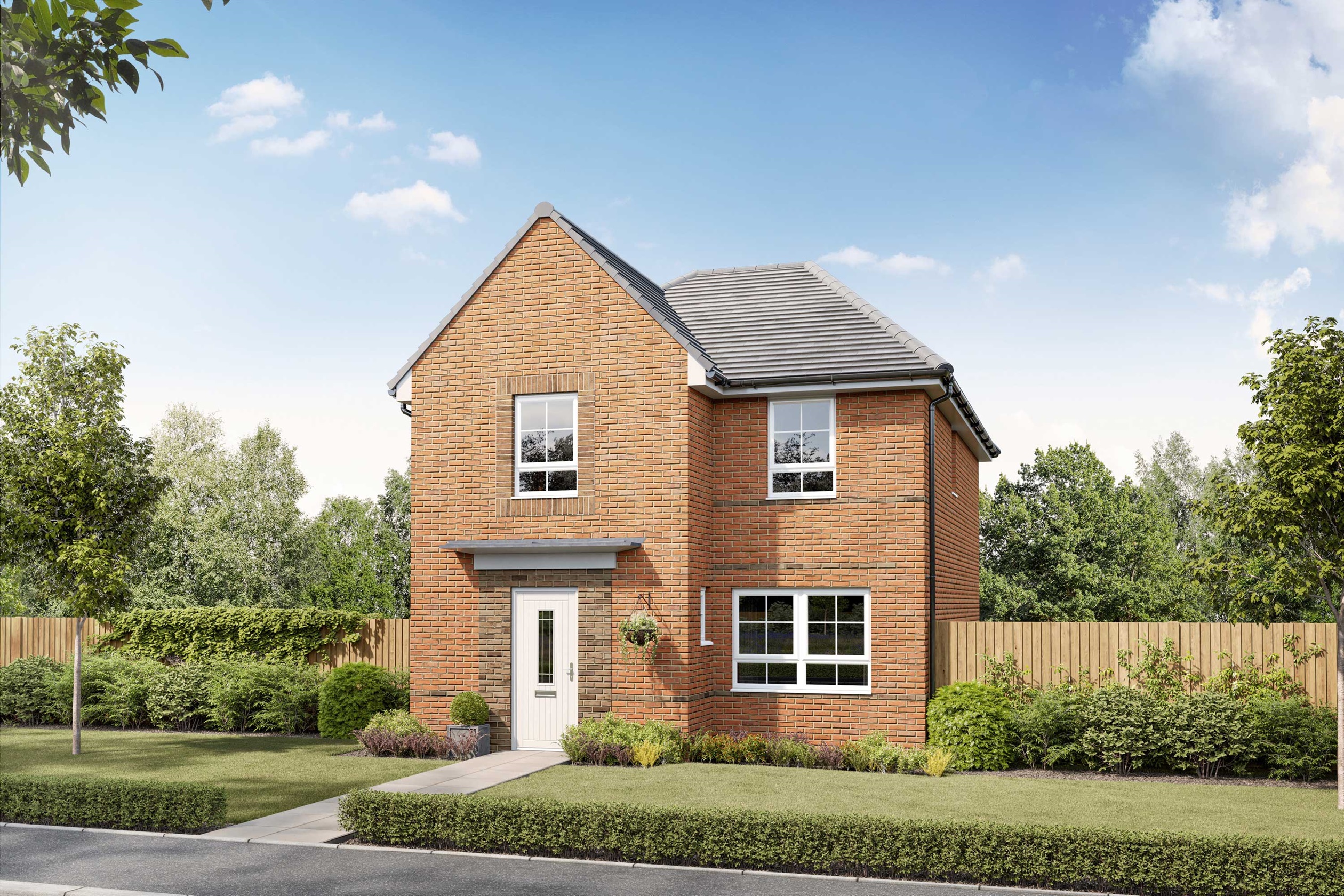 Exterior CGI view of our 4 bed Kingsley home
