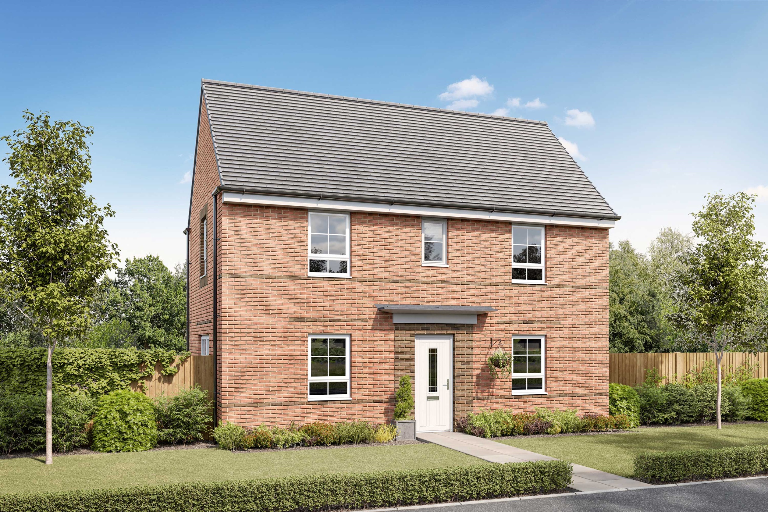 Exterior CGI view of our 3 bed Moresby home