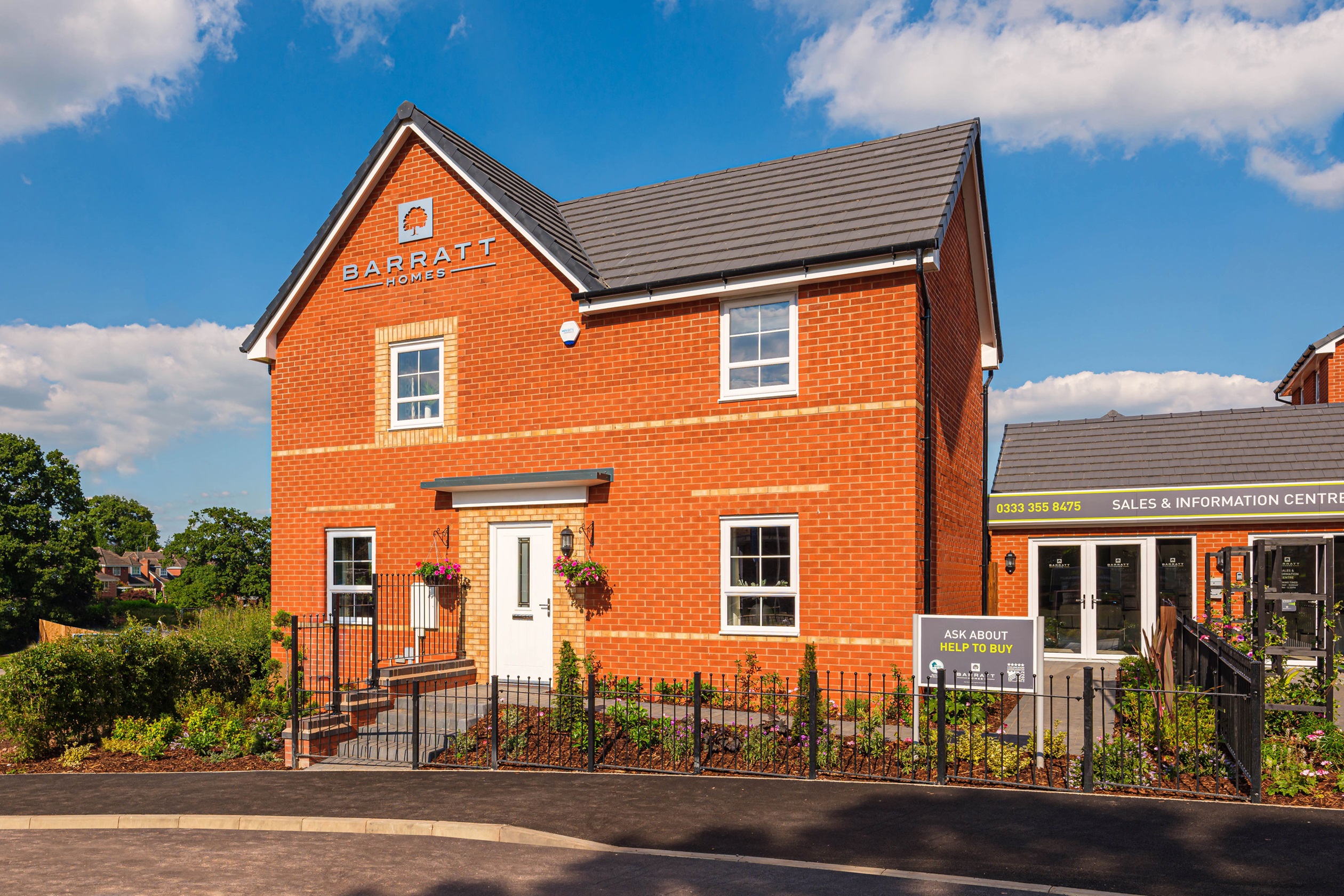 Exterior view of our 4 bed Alderney show home at Poppy Fields, Uttoxeter