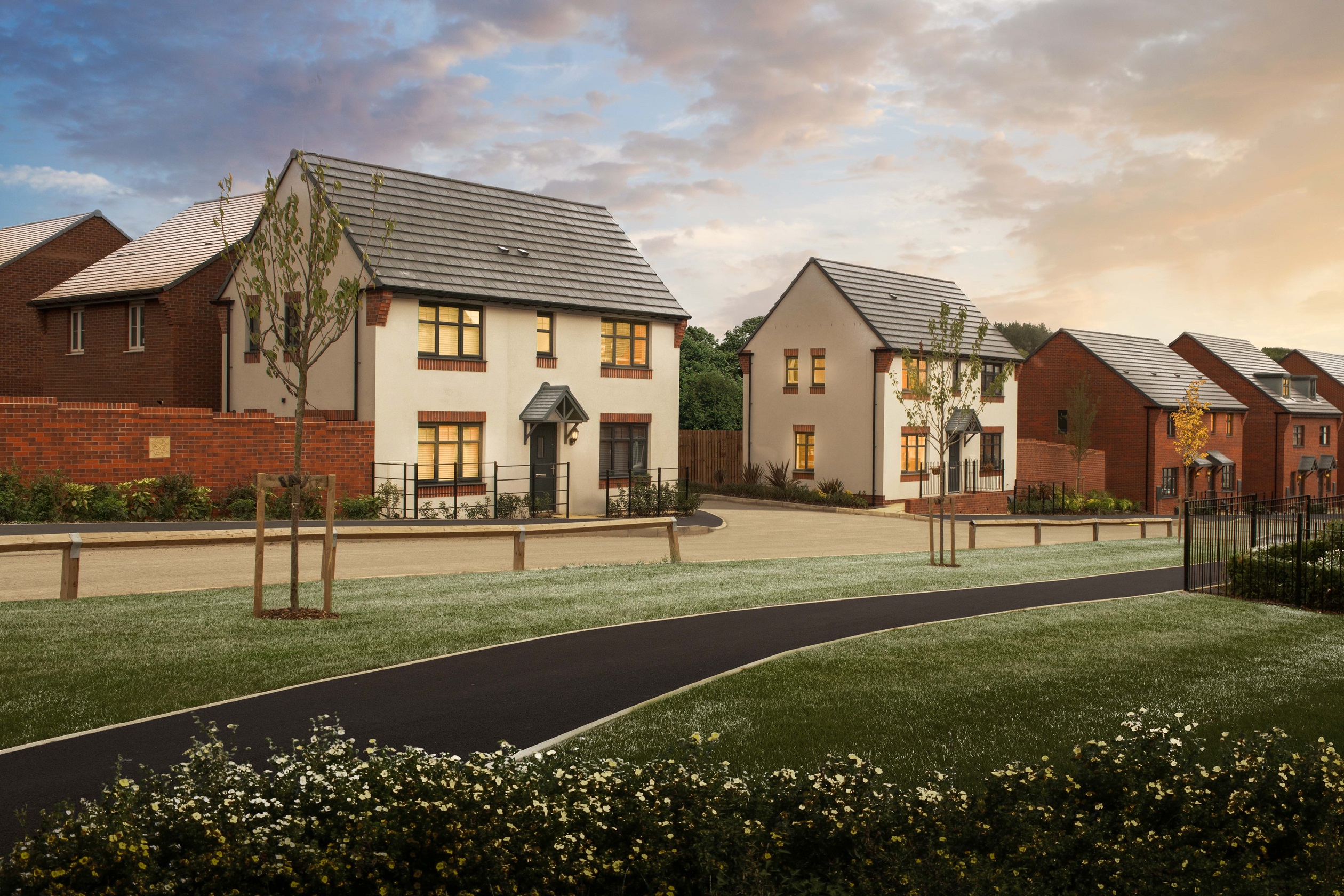 Exterior view of our 3 bed Ennerdale homes