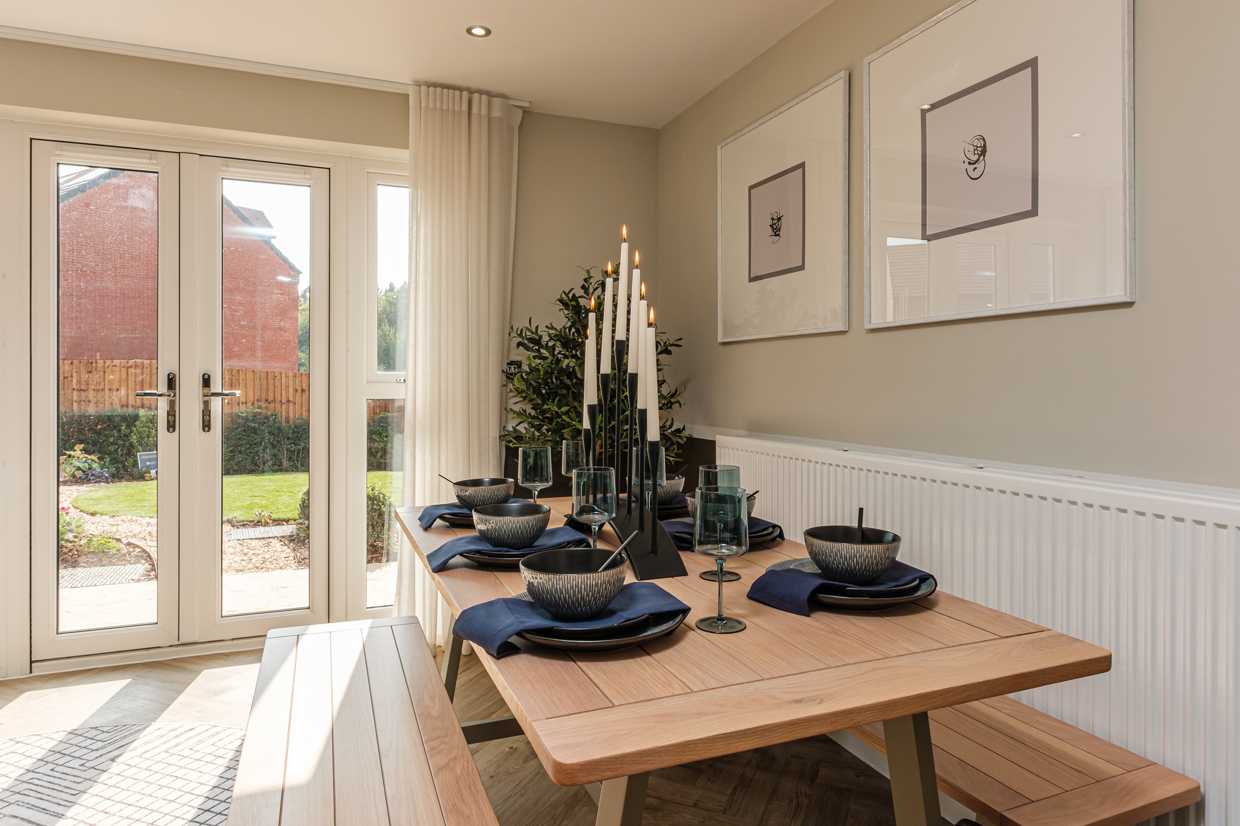 Interior view of the dining space in our Kingsville home