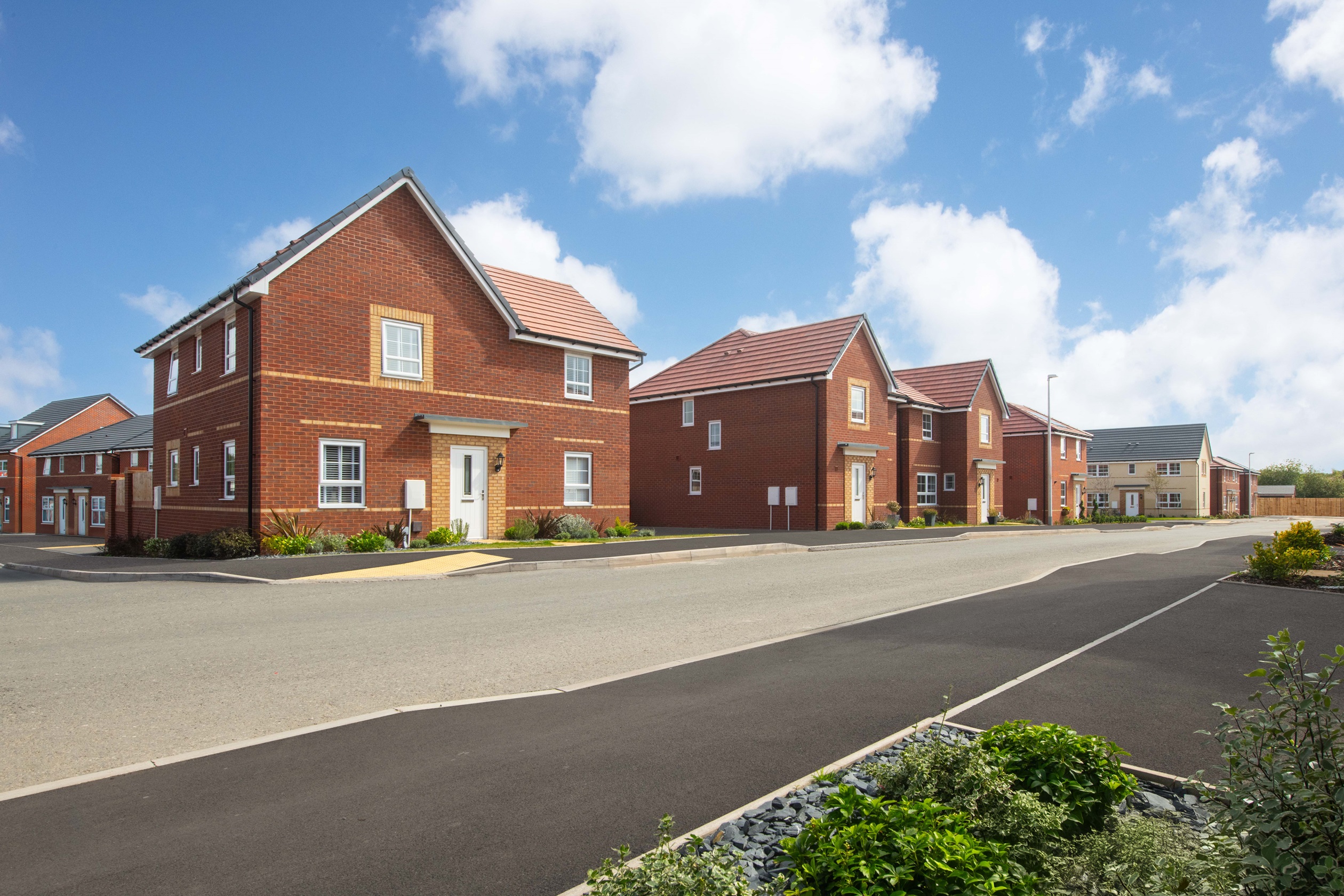 Exterior view of our 4 bed Alderney and Kingsley homes