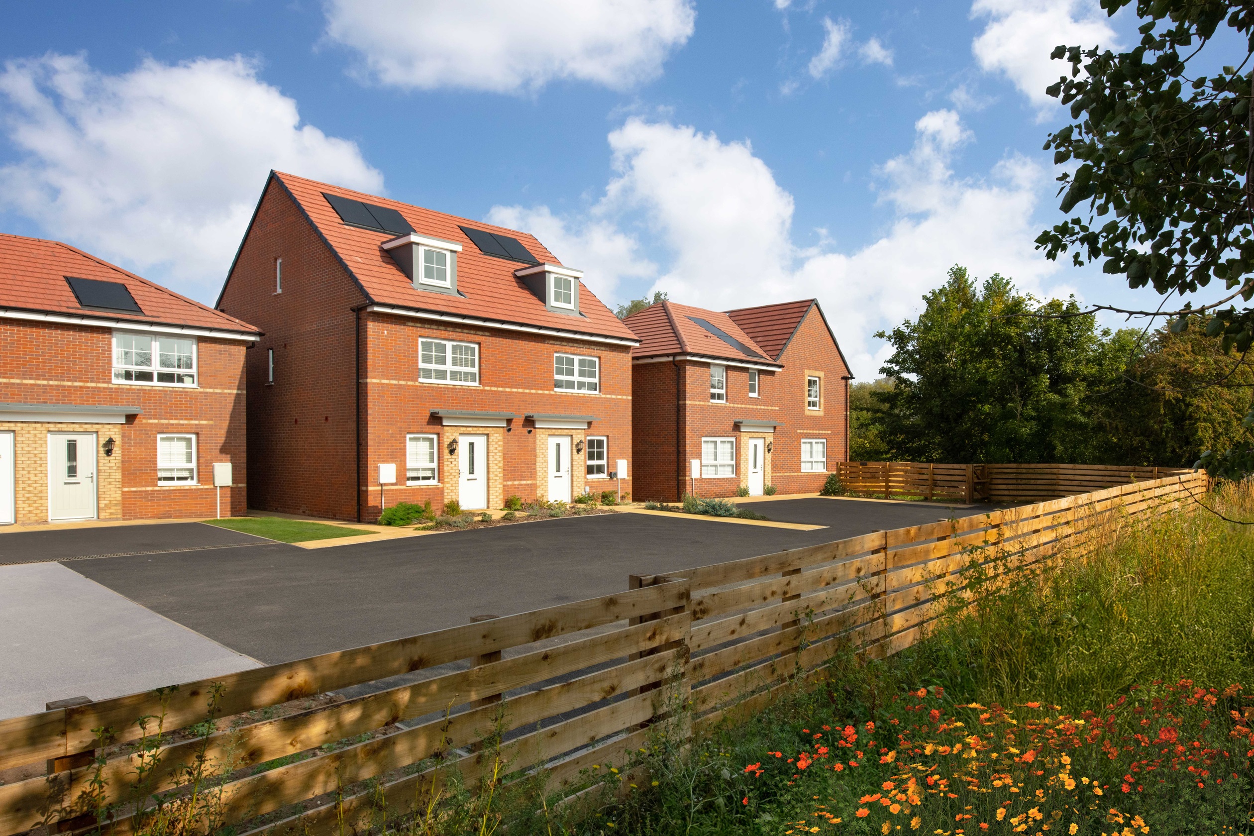 Exterior view of our 3 bed Kingsville and Ellerton homes