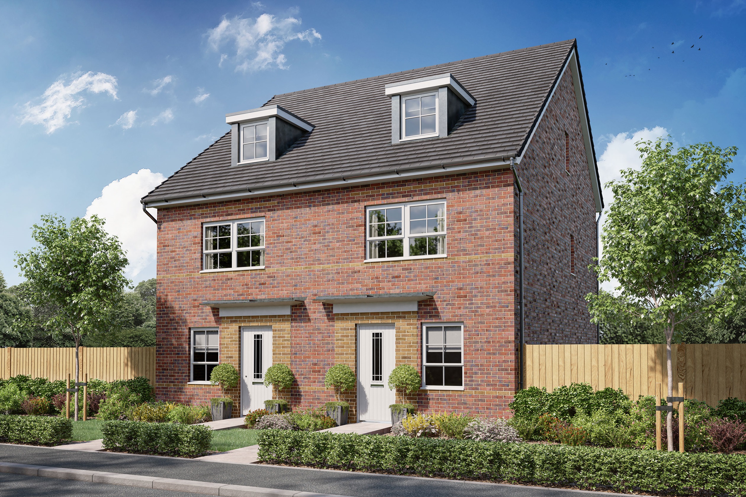 Exterior CGI view of our 4 bed Kingsville home