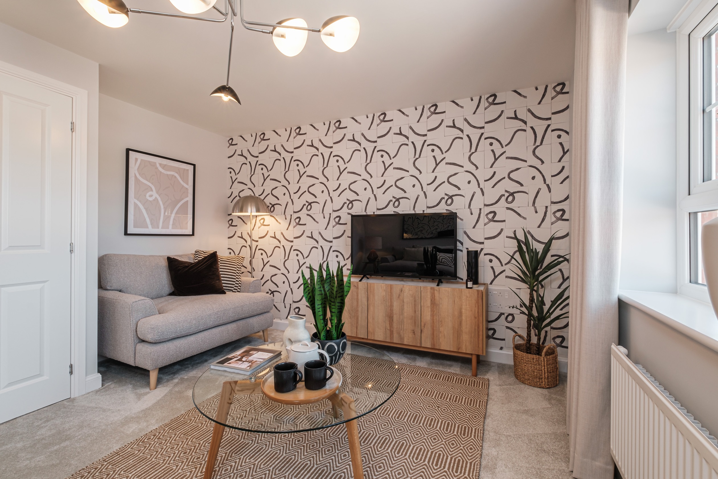 Interior view of the living room in our 4 bed Kingsville home