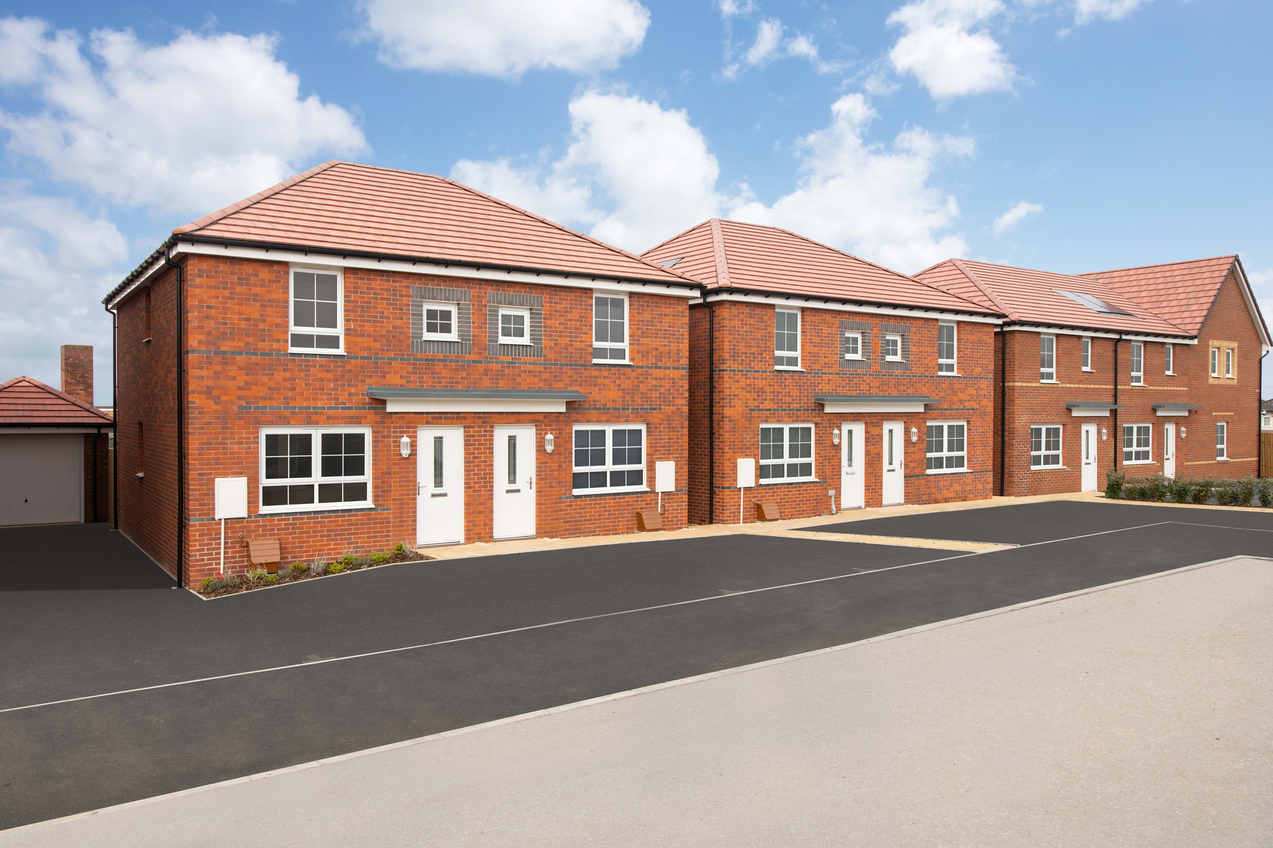 Exterior view of our 2 bed Kenley and 3 bed Ellerton home