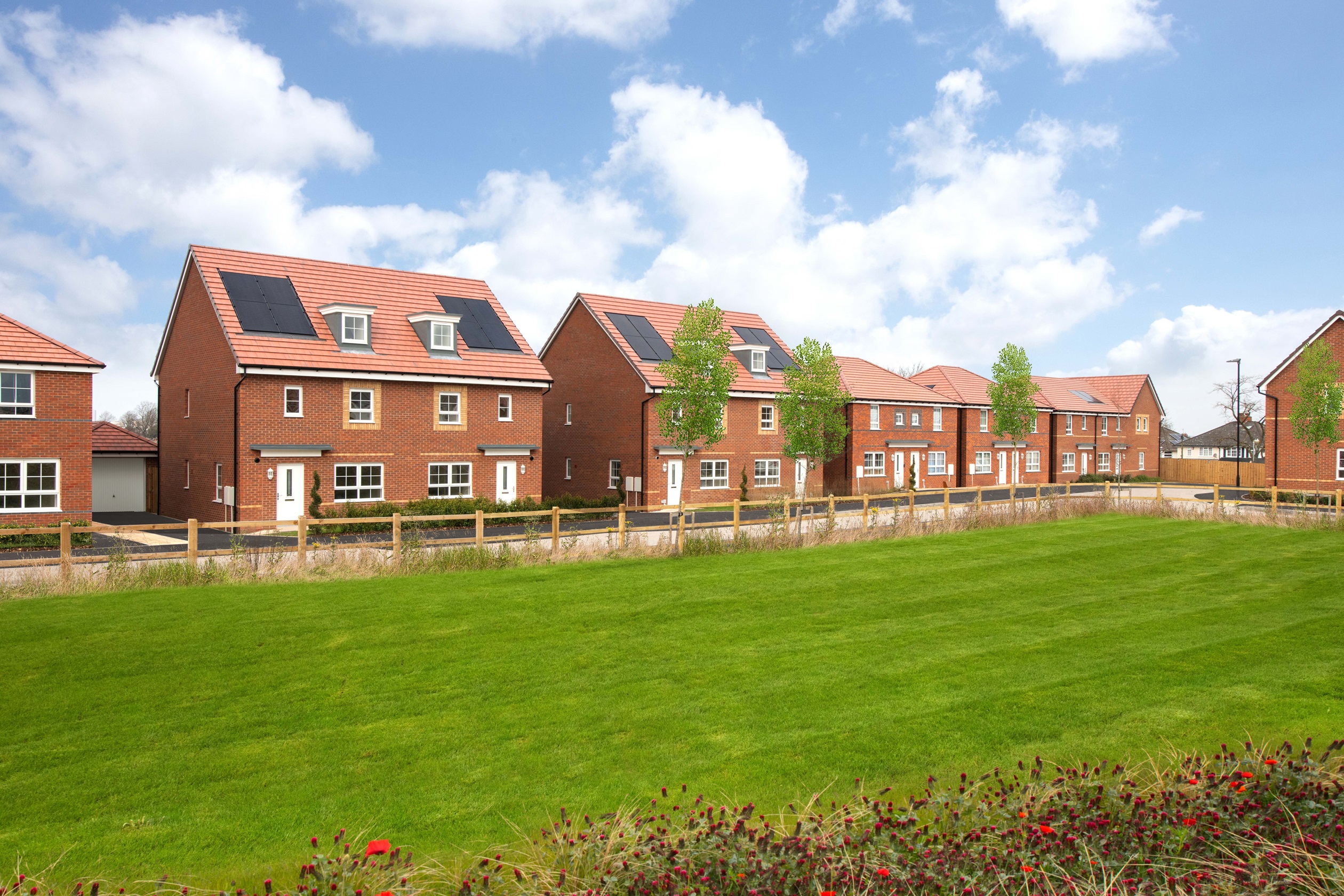 Exterior view of our 5 bed Oxford and 2 bed Kenley home