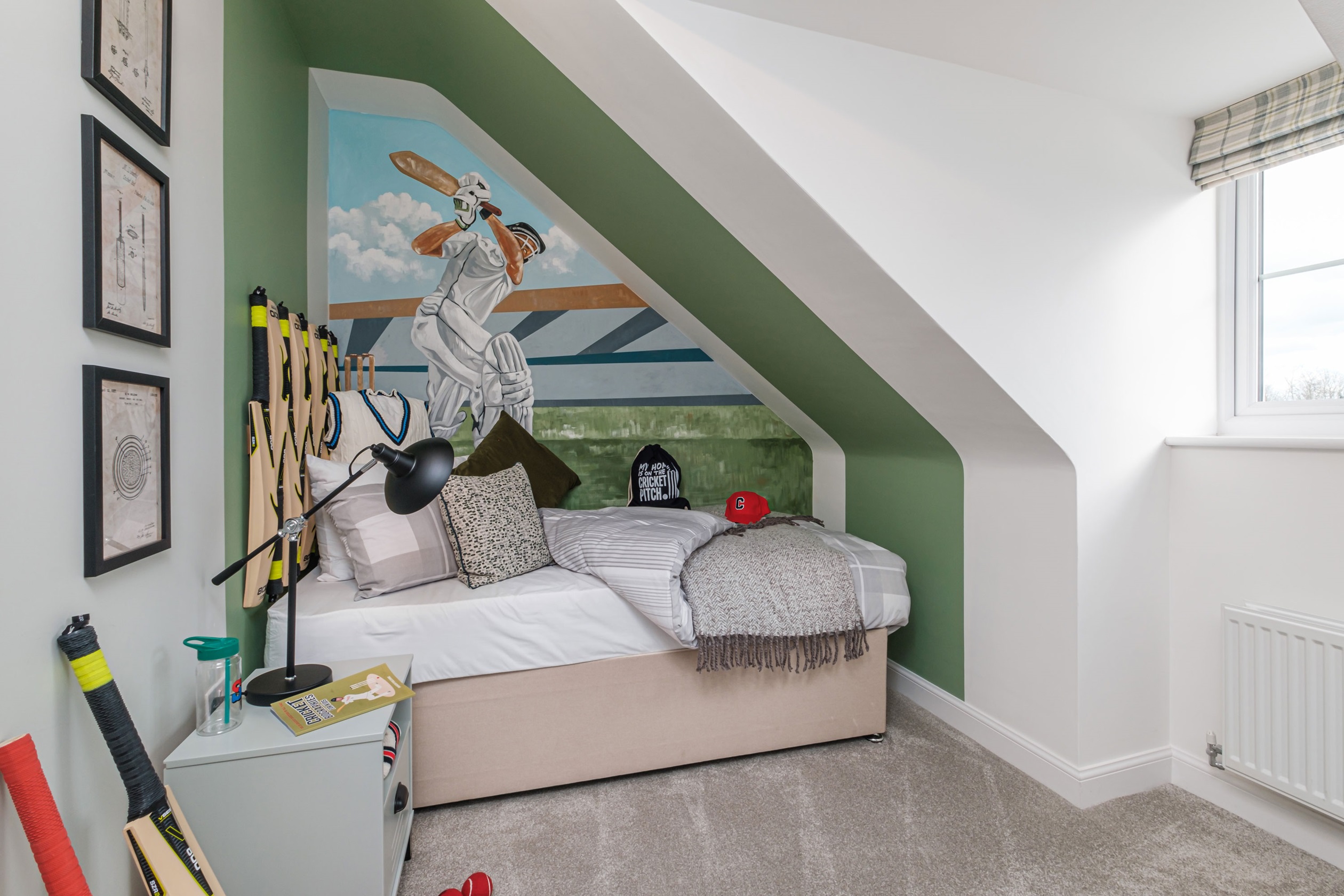 Interior view of of bed 3 in our Kingsville 4 bed home