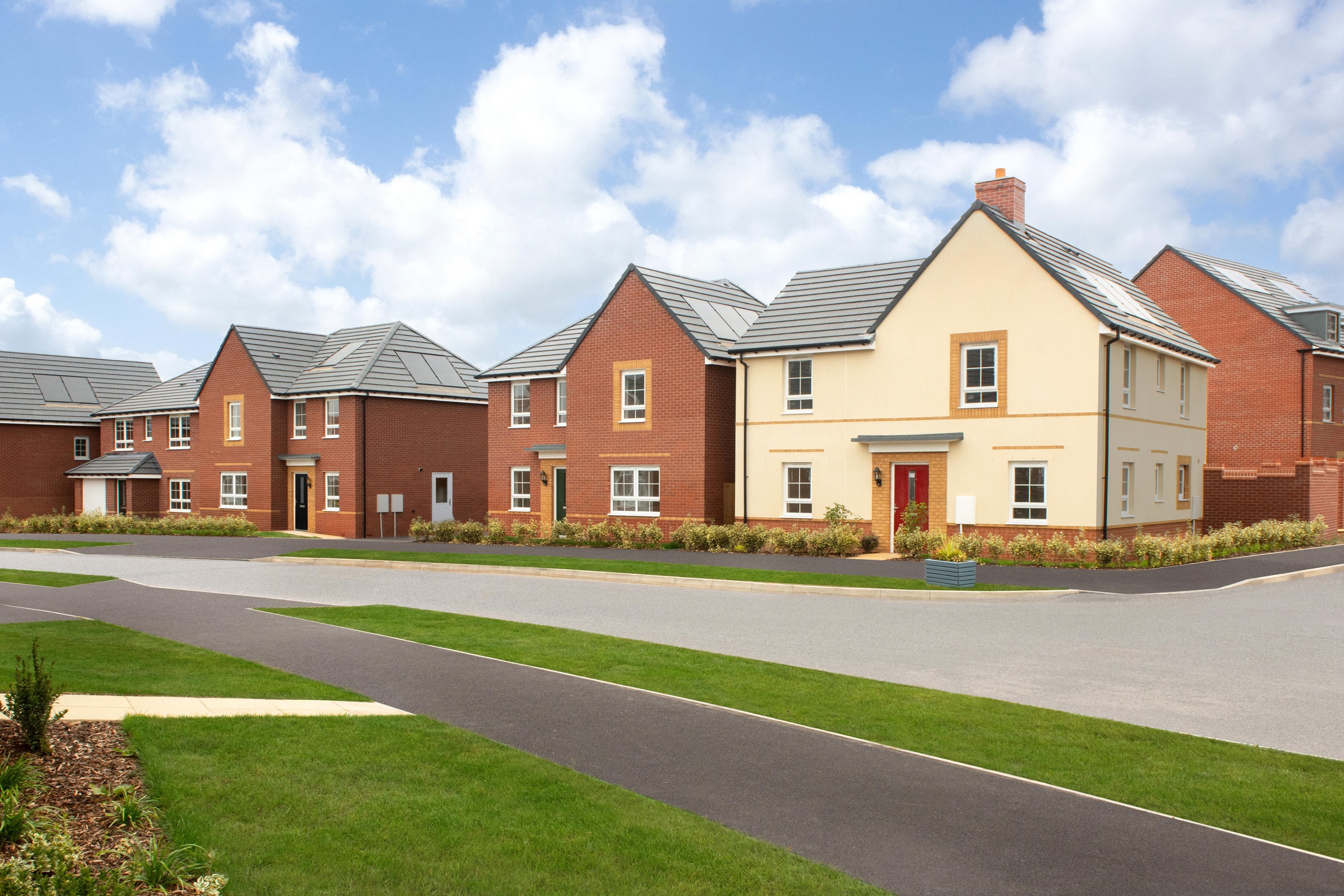 Exterior view of our 4 bed Allerthorpe and Rowan homes