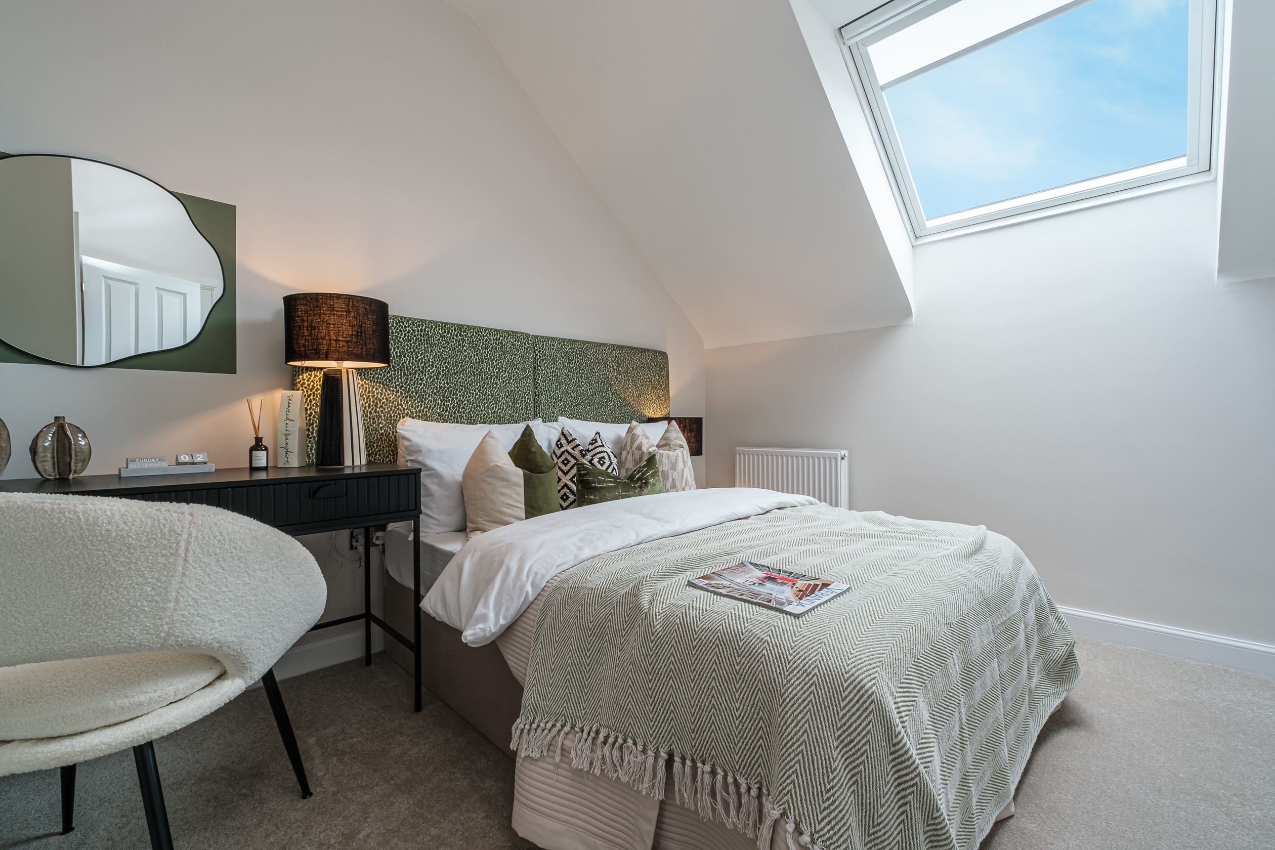 Interior shot of bed 2 in our 3 bed Knightwood home