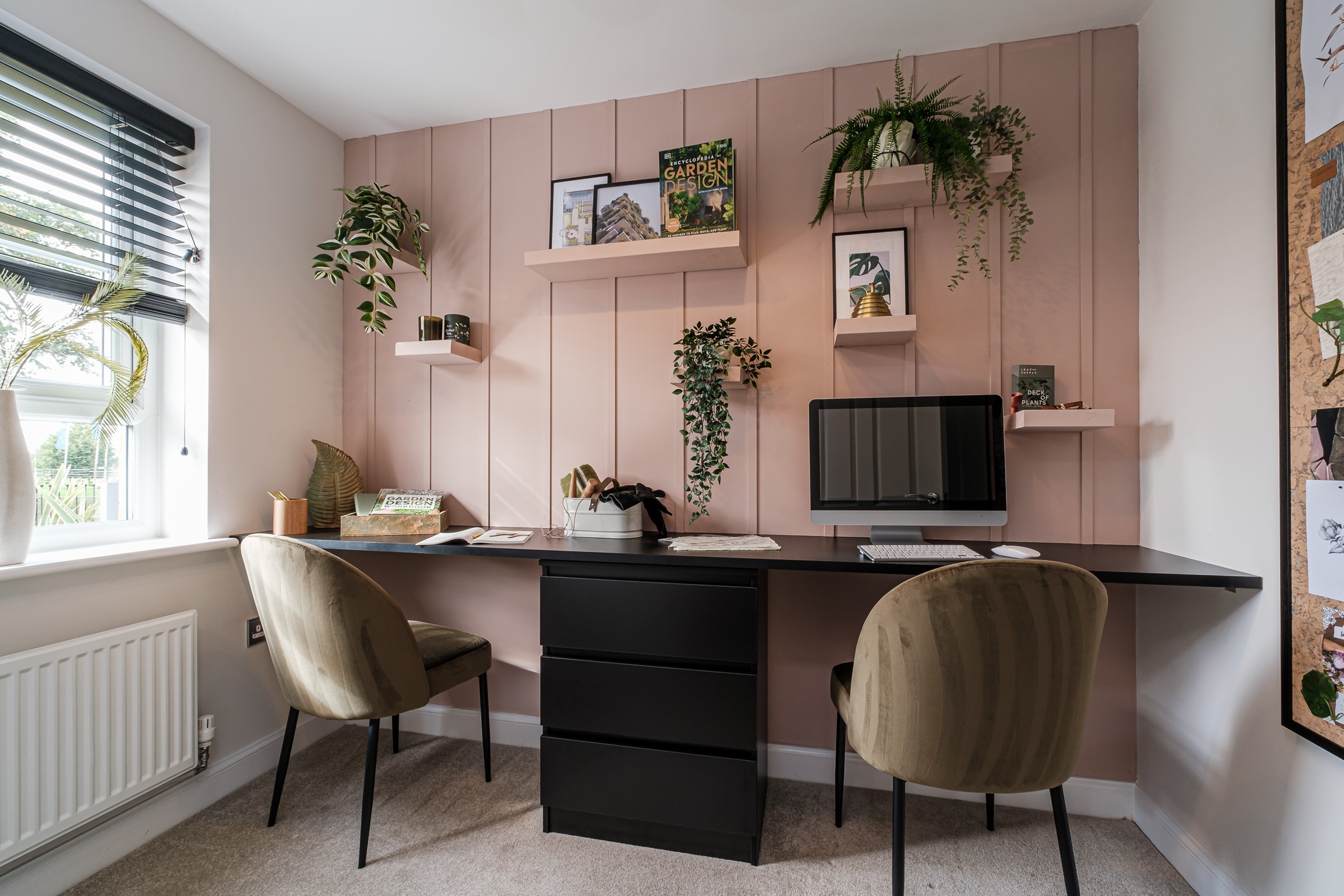 Interior view of the home office  in our 3 bed Knightwood home
