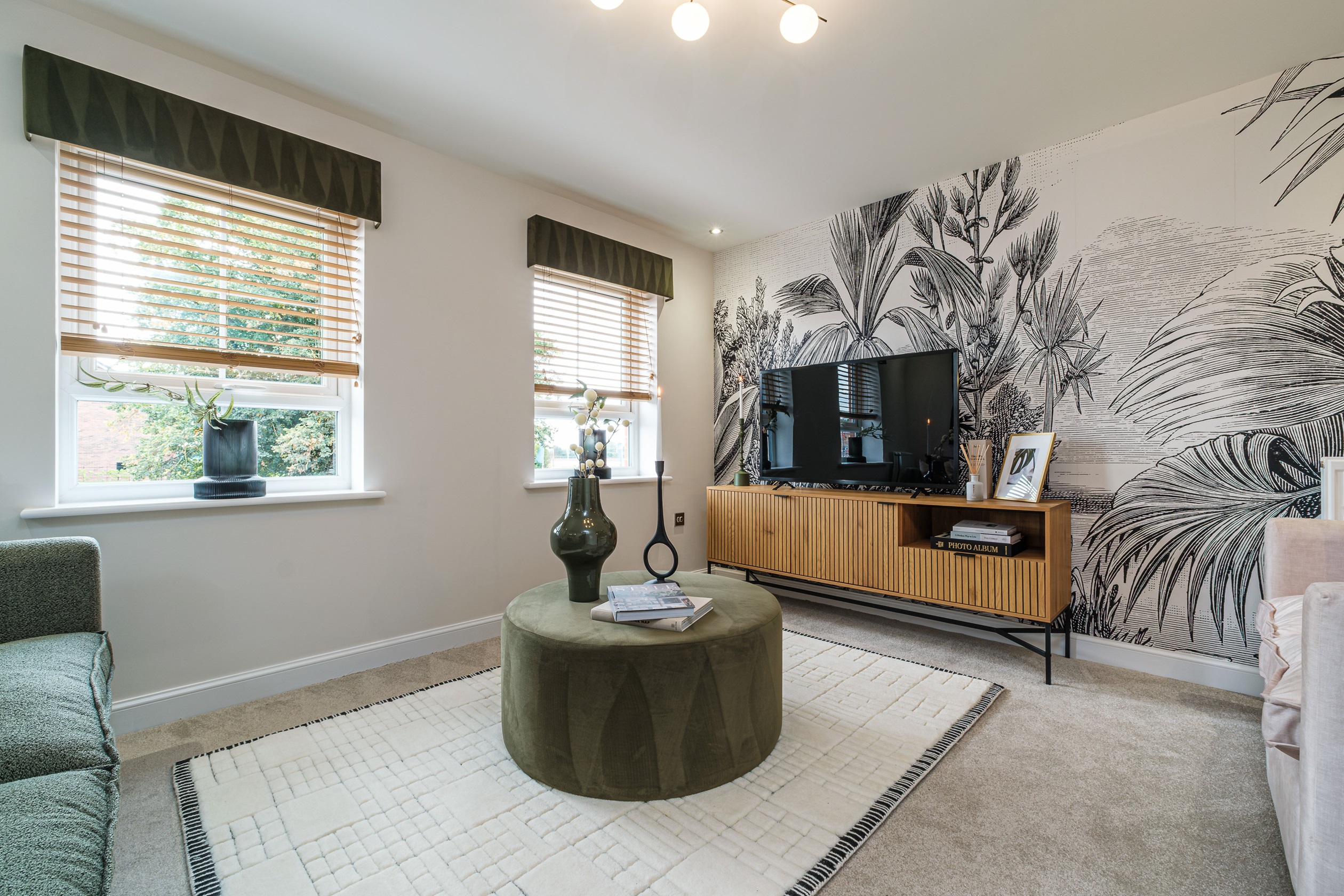 Interior view of the living room in our 3 bed Knightwood home