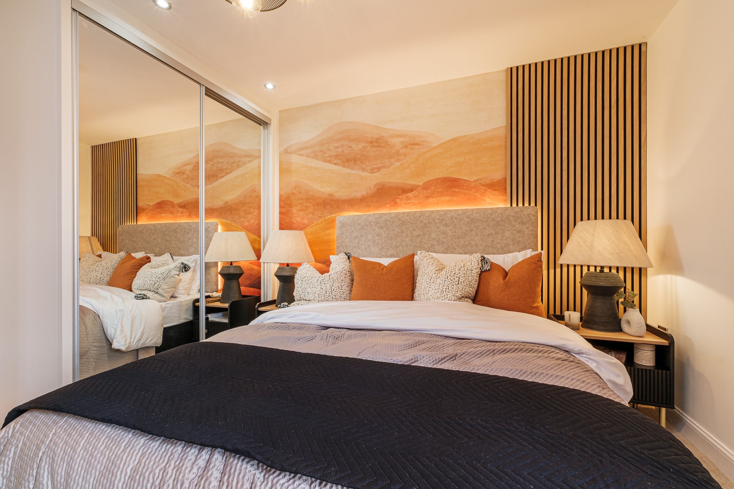 Interior view of bedroom 1 in our 3 bed Martham home