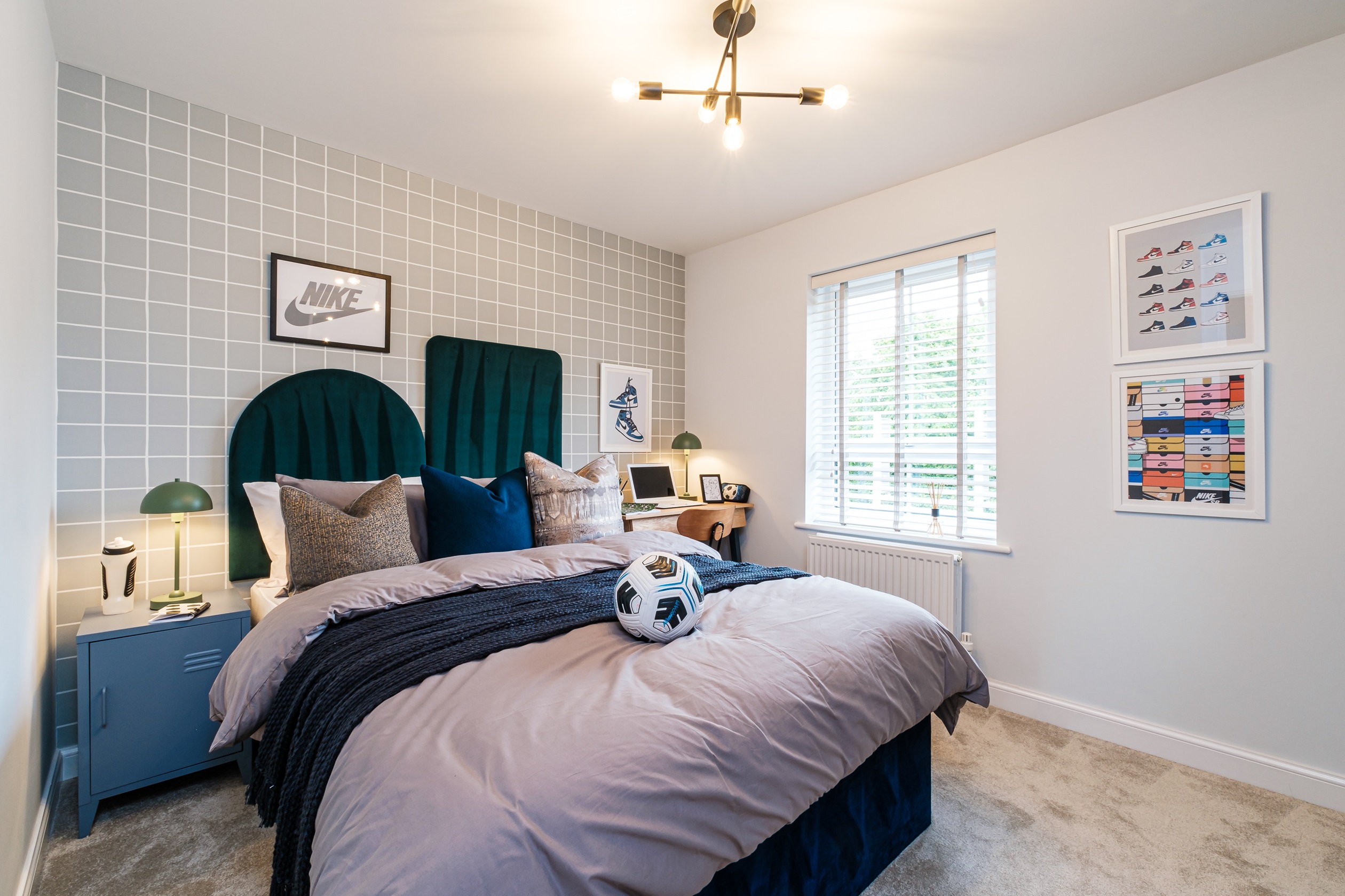 Interior view of the bed 3 in our 4 bed Alderney home