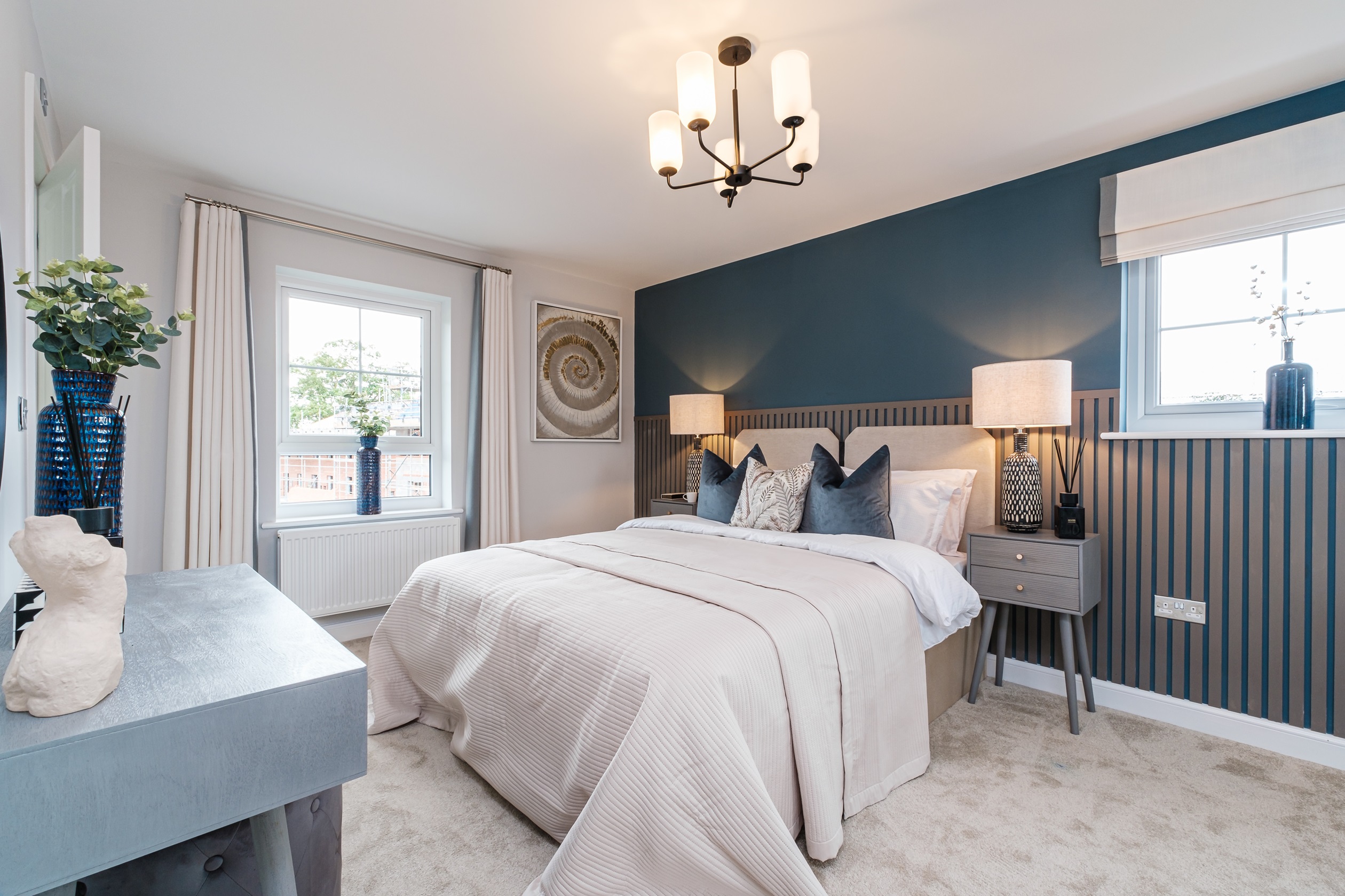 Interior view of the bed 1 in our 4 bed Alderney home