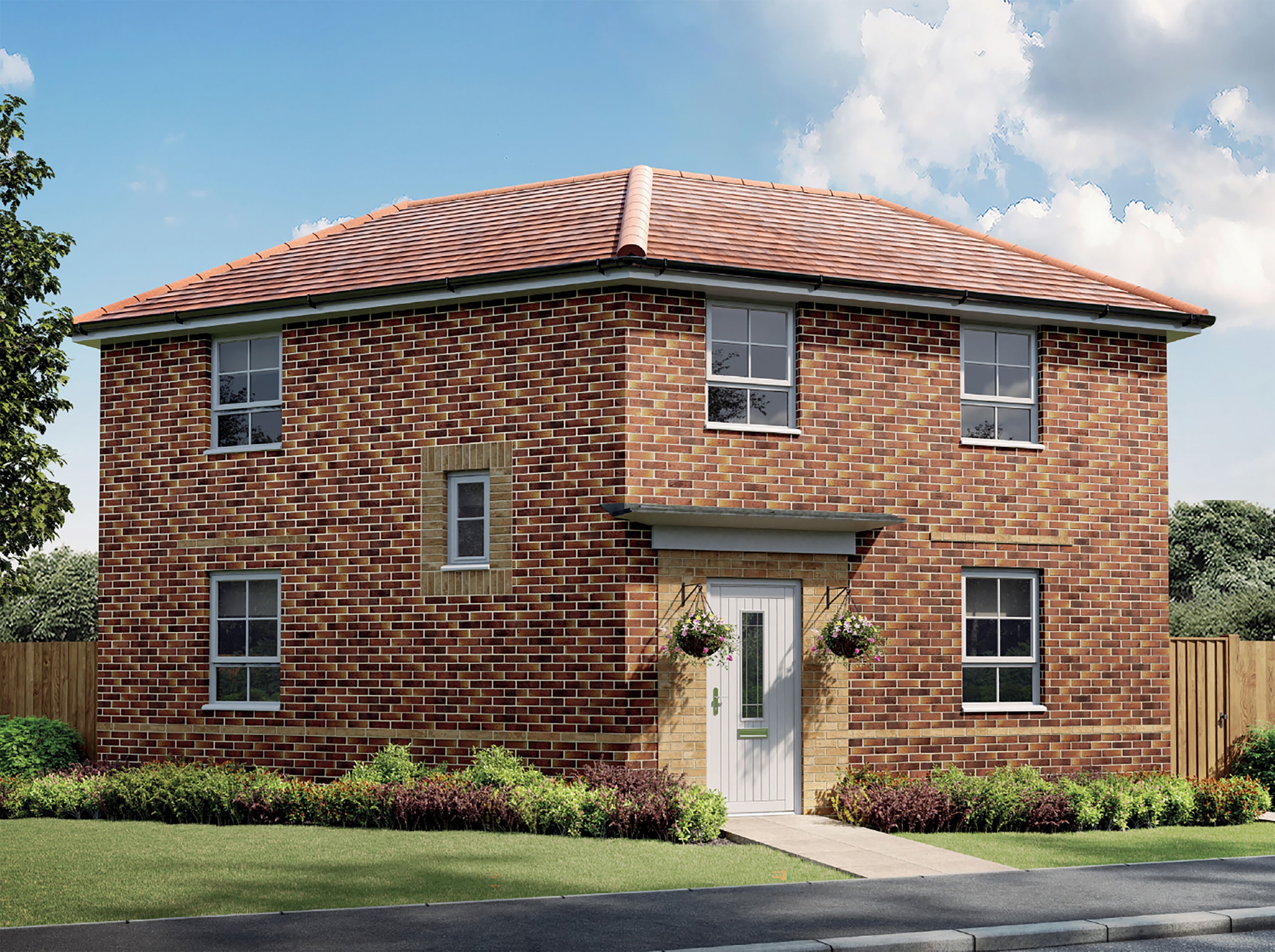 Exterior view of our 3 bed Lutterworth home