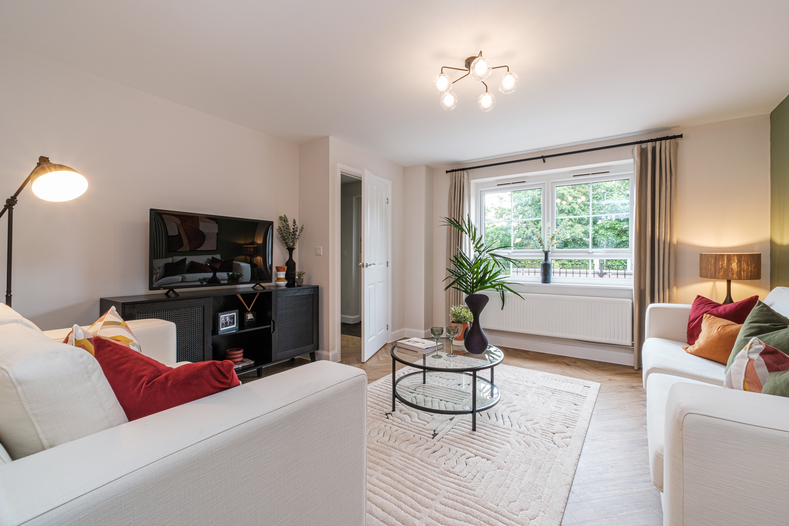 Interior view of the lounge in our 3 bed Mewstone home