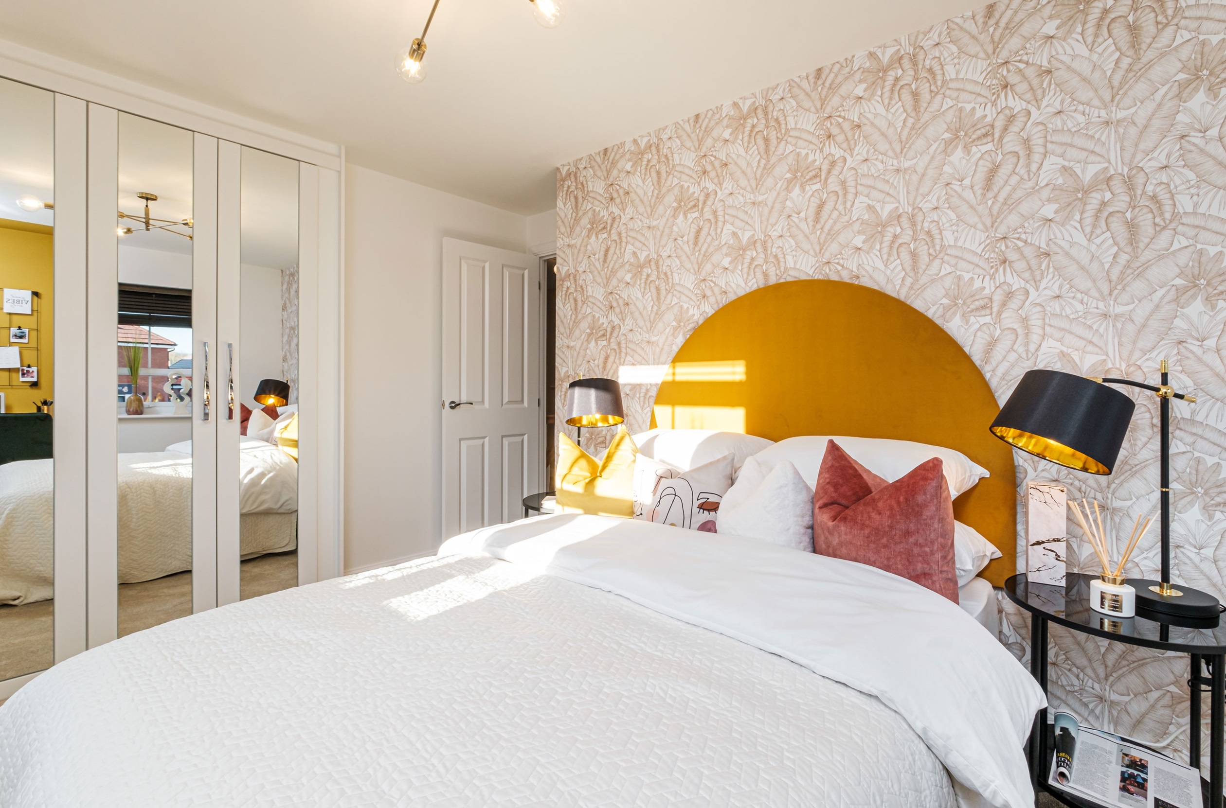 Interior view of bedroom 2 in our 4 bed Alderney home