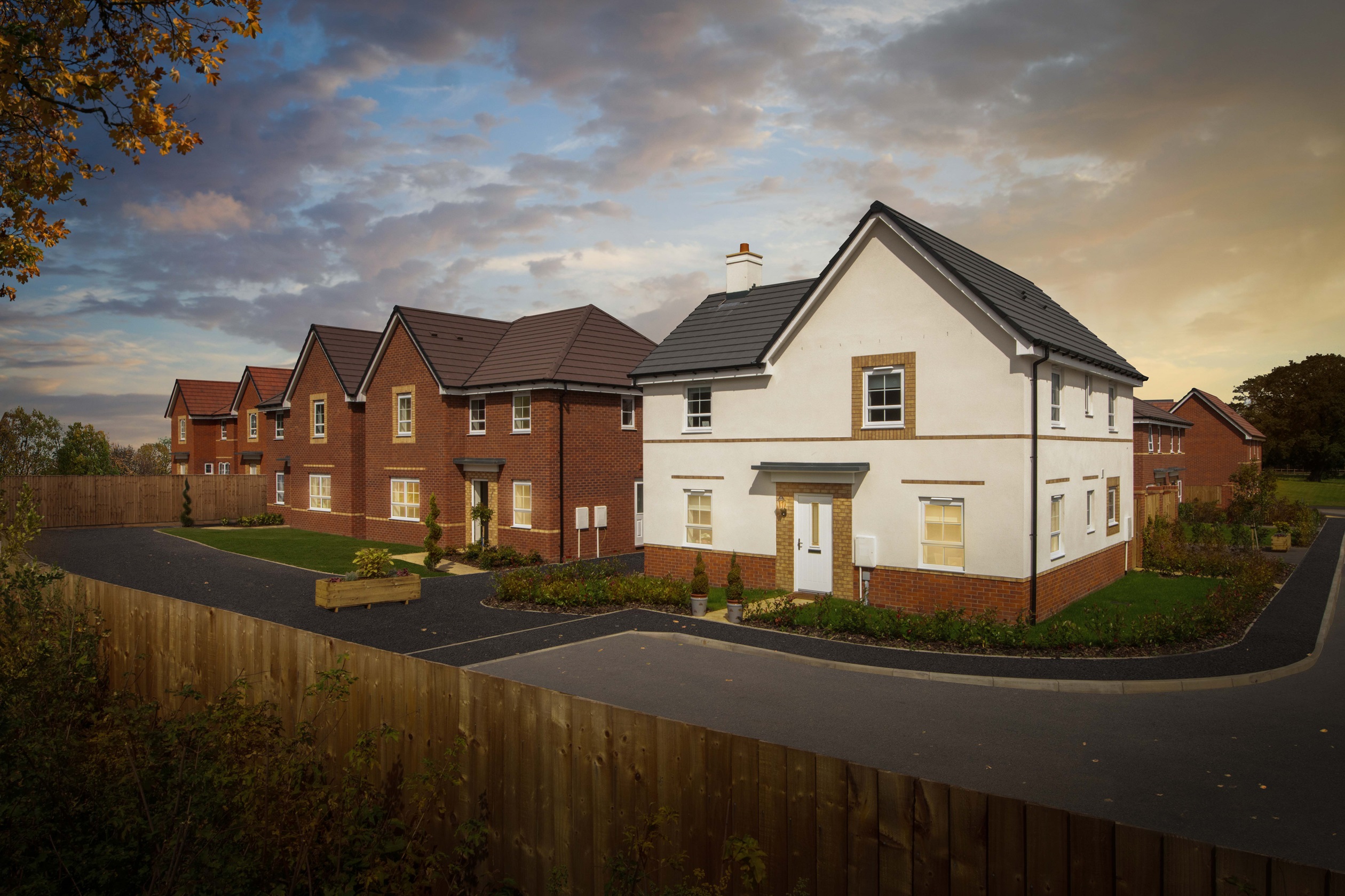 Exterior view of our 4 bed Radleigh & Alderney homes