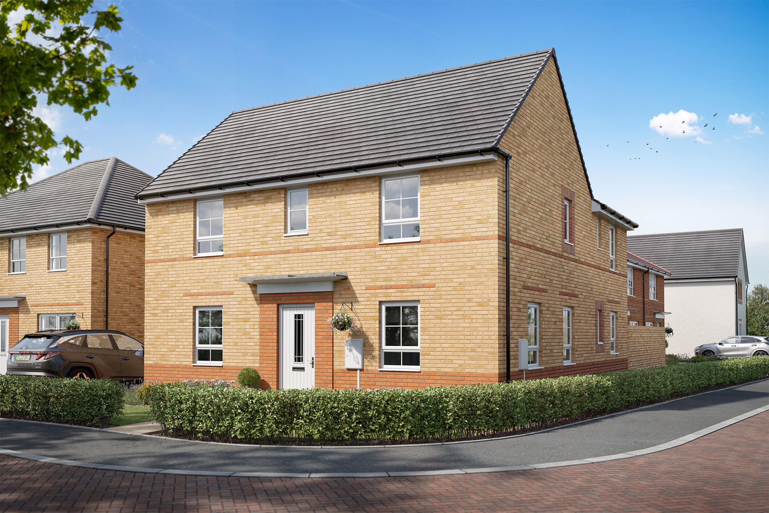 Exterior CGI view of our 4 bed Alfreton home