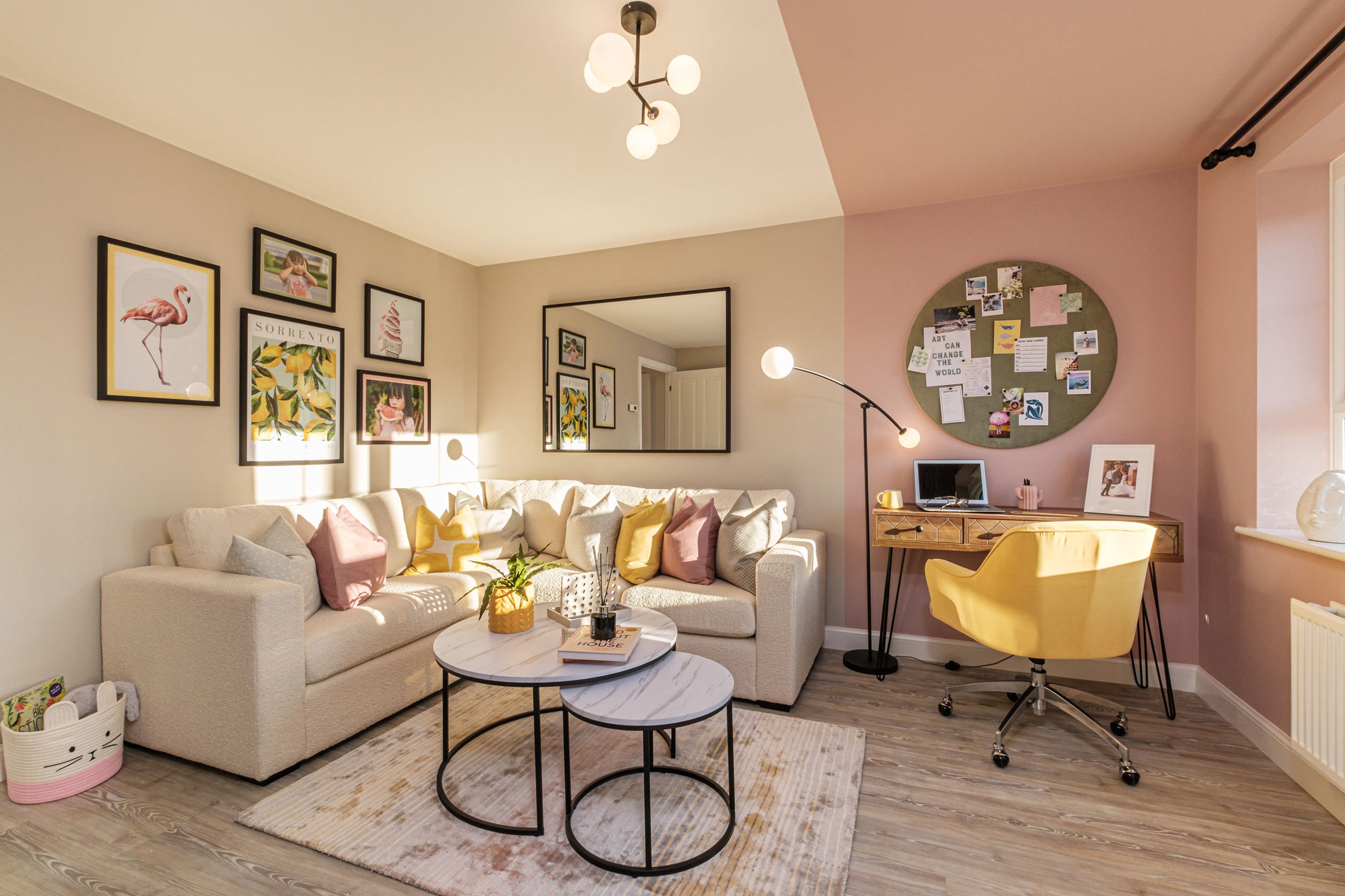 Interior view of the lounge in our Ellerton home