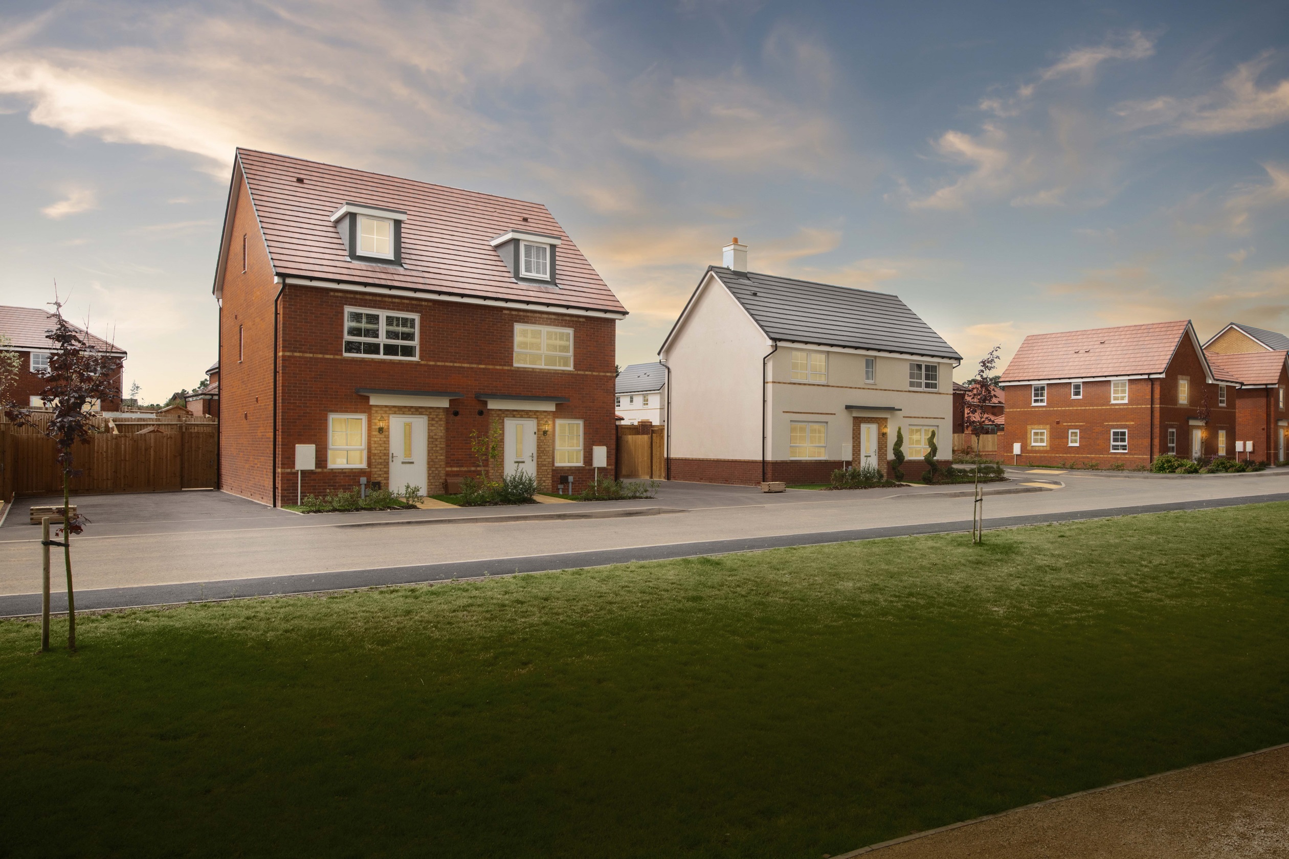 Exterior view of our Alnmouth home and Kingsville home 