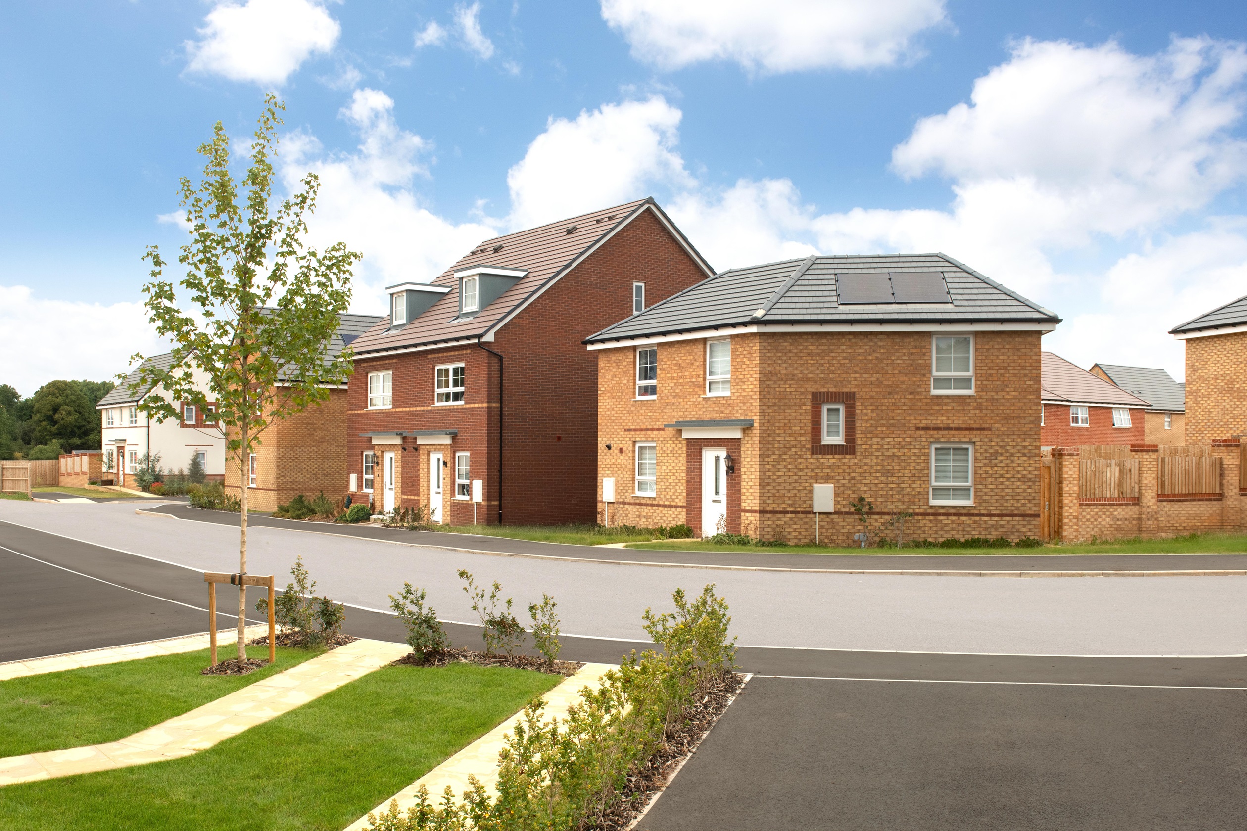 Exterior view of our 3 bed Lutterworth home