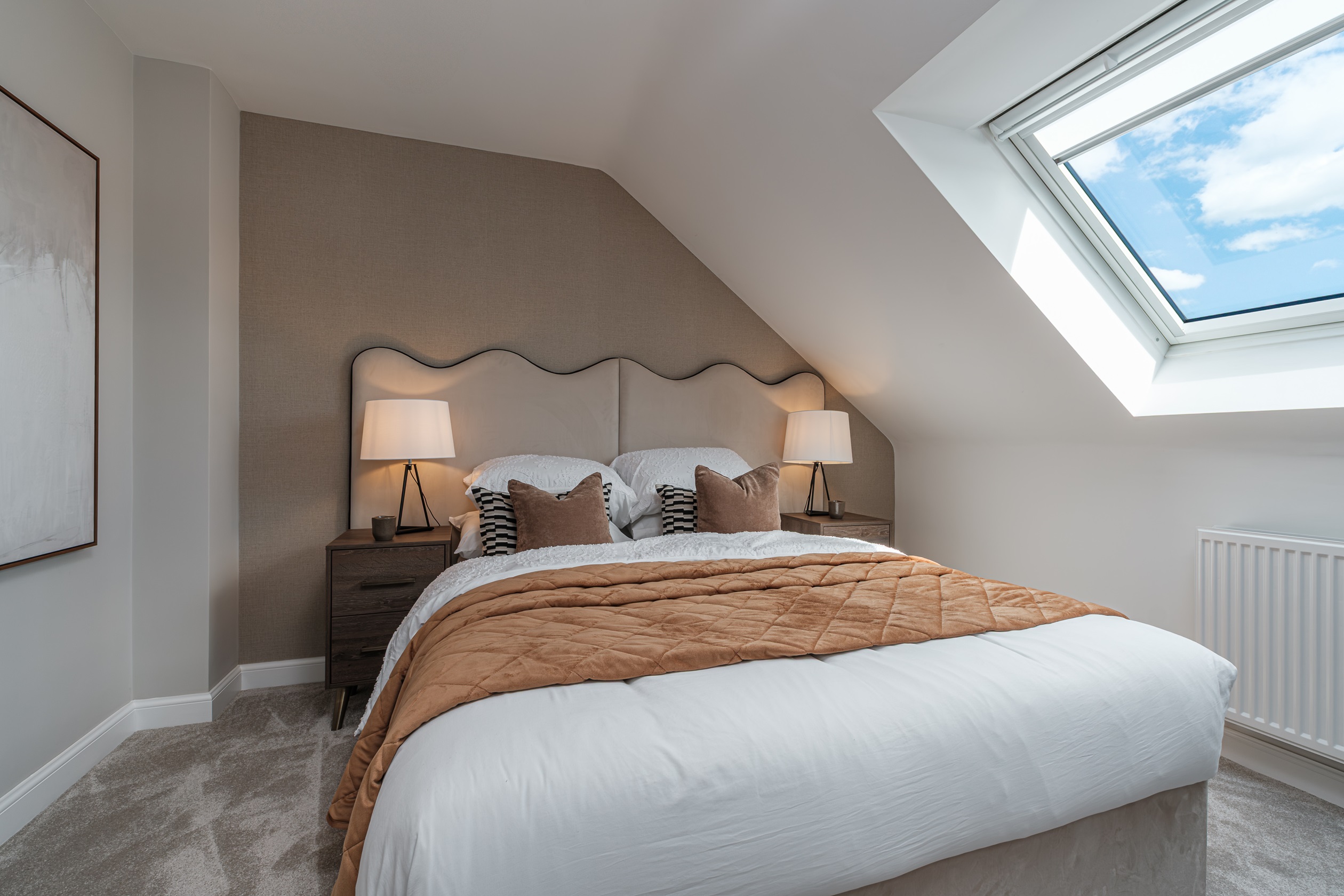 Interior view of the bedroom 2 in our 3 bed Kingsville