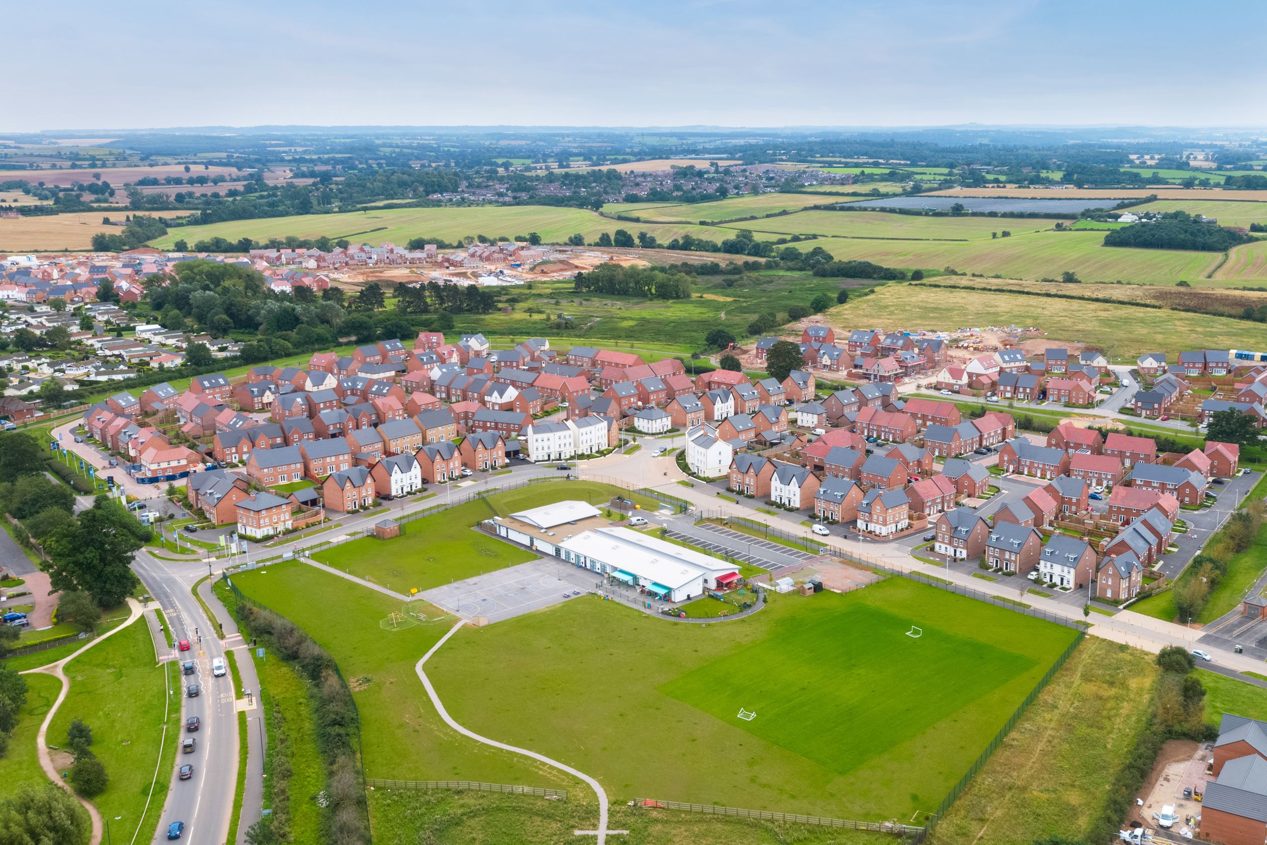 Drone footage of our Warwick Gates development