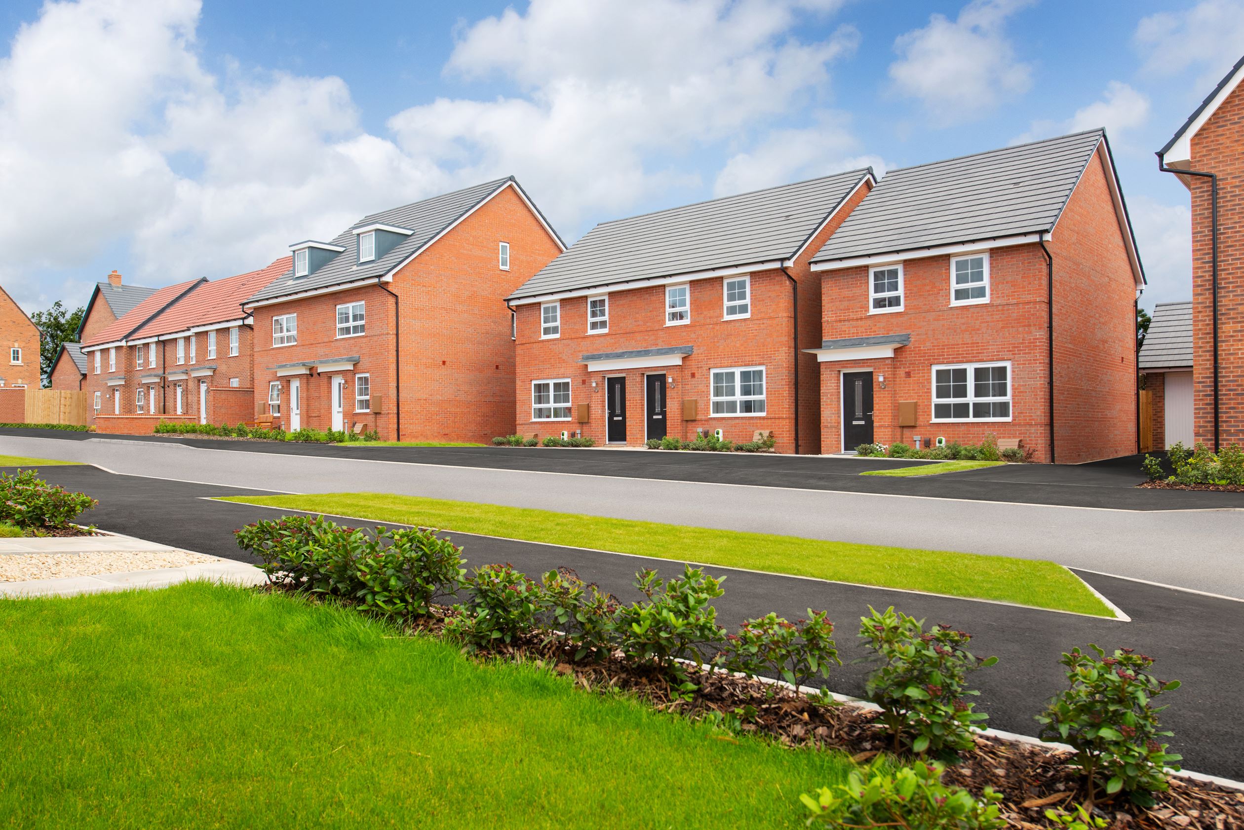Outside view of our 3 bed Maidstone and 4 bed Kingsville homes 