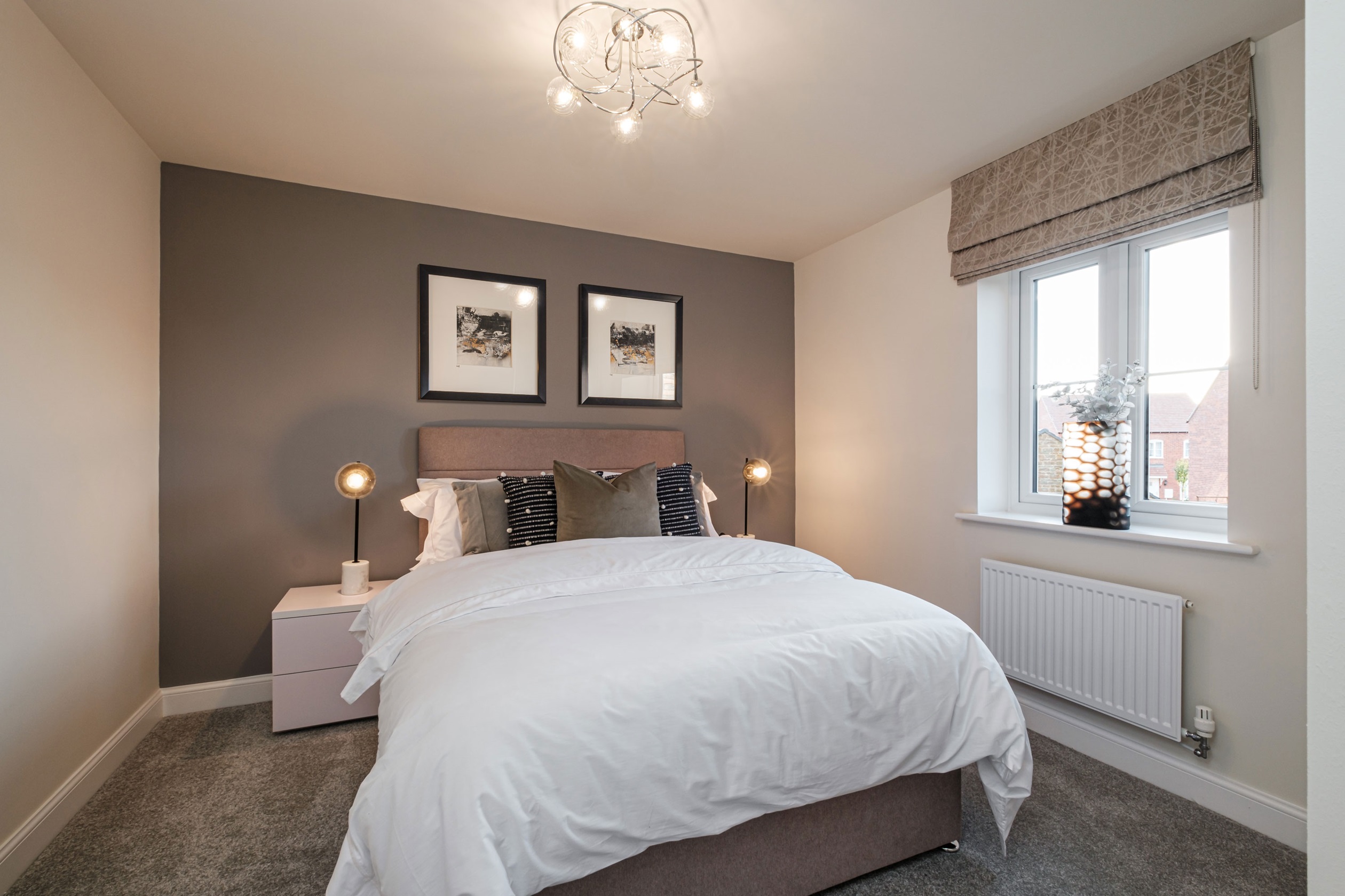 Interior view of bed 2 in our Lutterworth 3 bedroom home